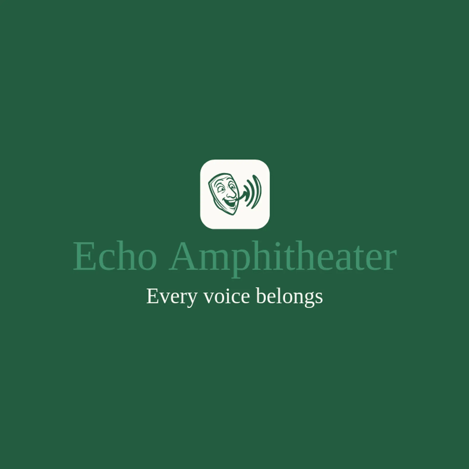 Echo Amphitheater logo for greek