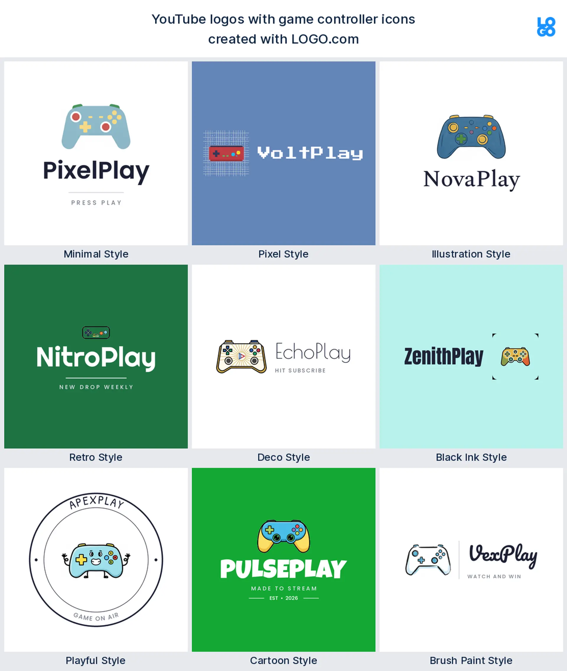 YouTube Logo Maker | Free Gaming & Channel Logos | LOGO.com