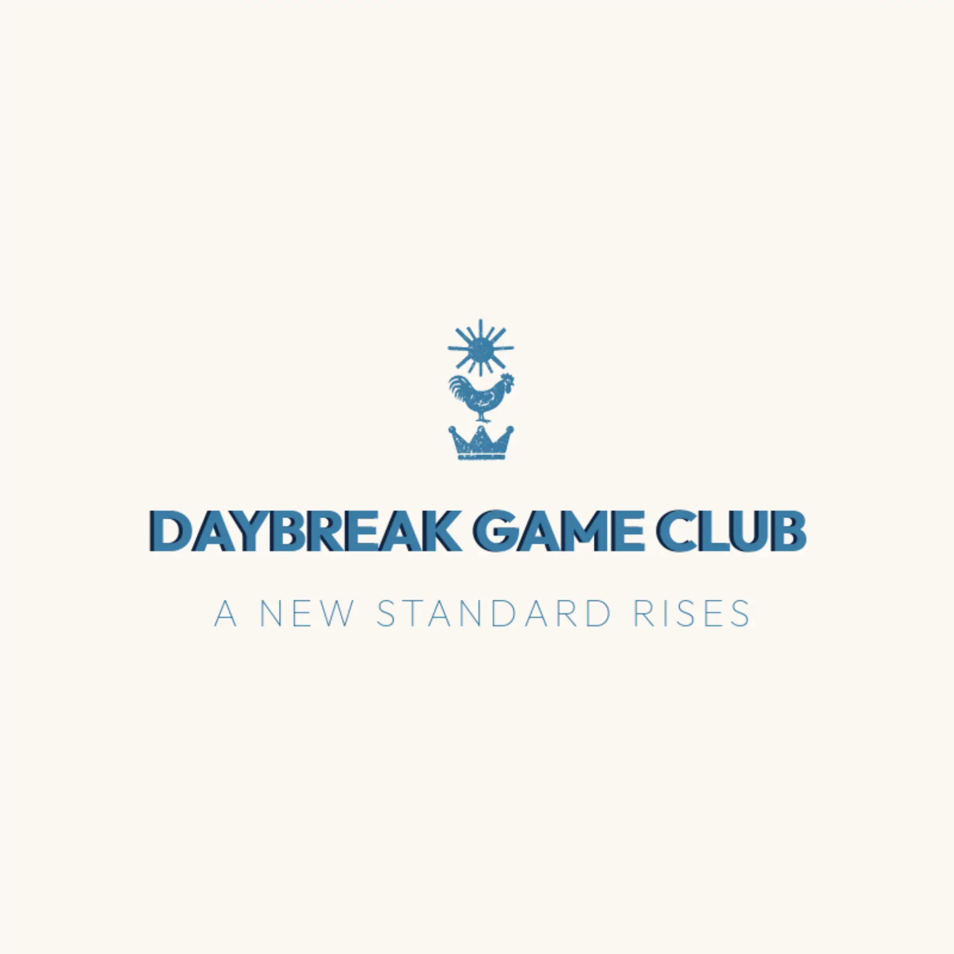 Daybreak Game Club logo for gamefowl