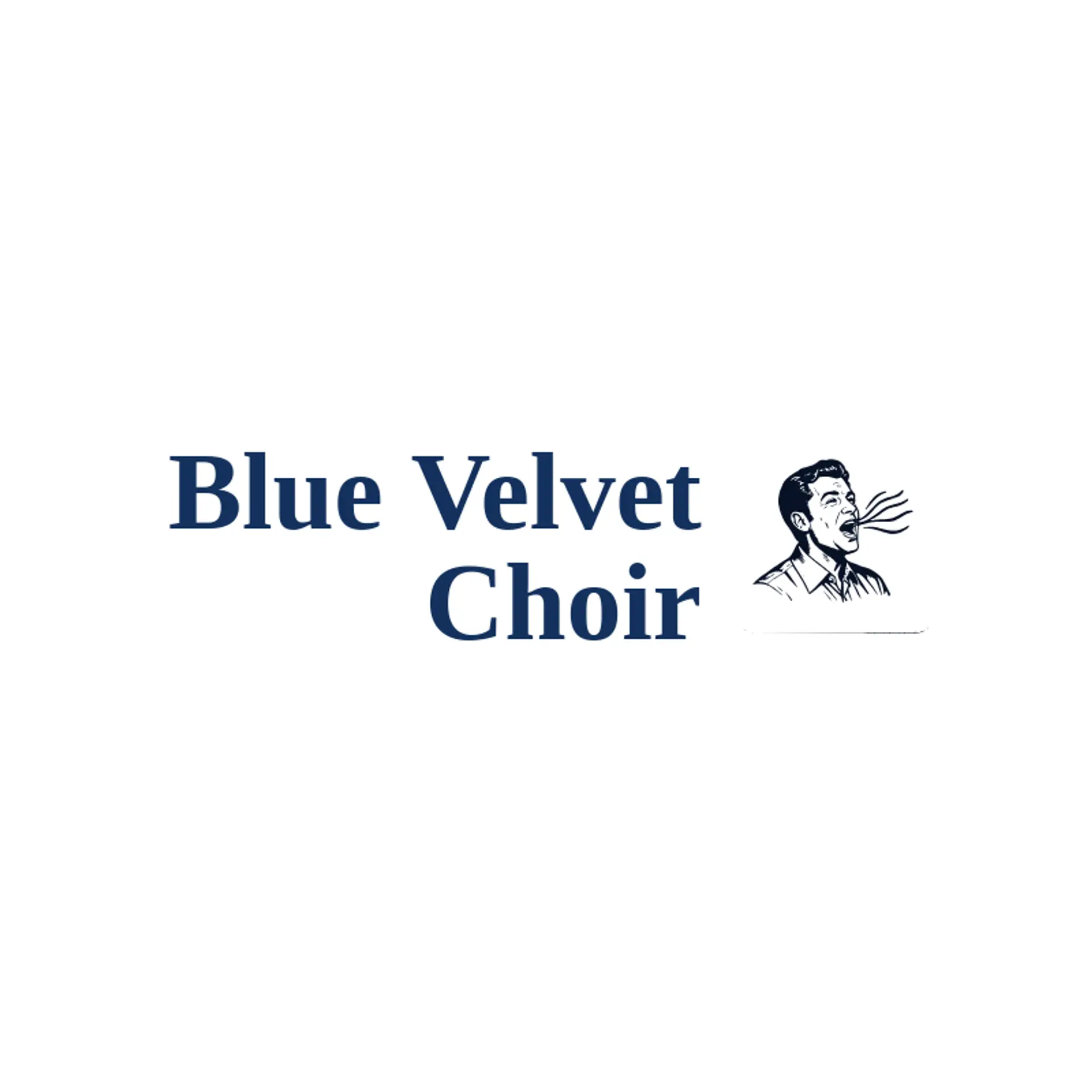 Blue Velvet Choir logo for singing