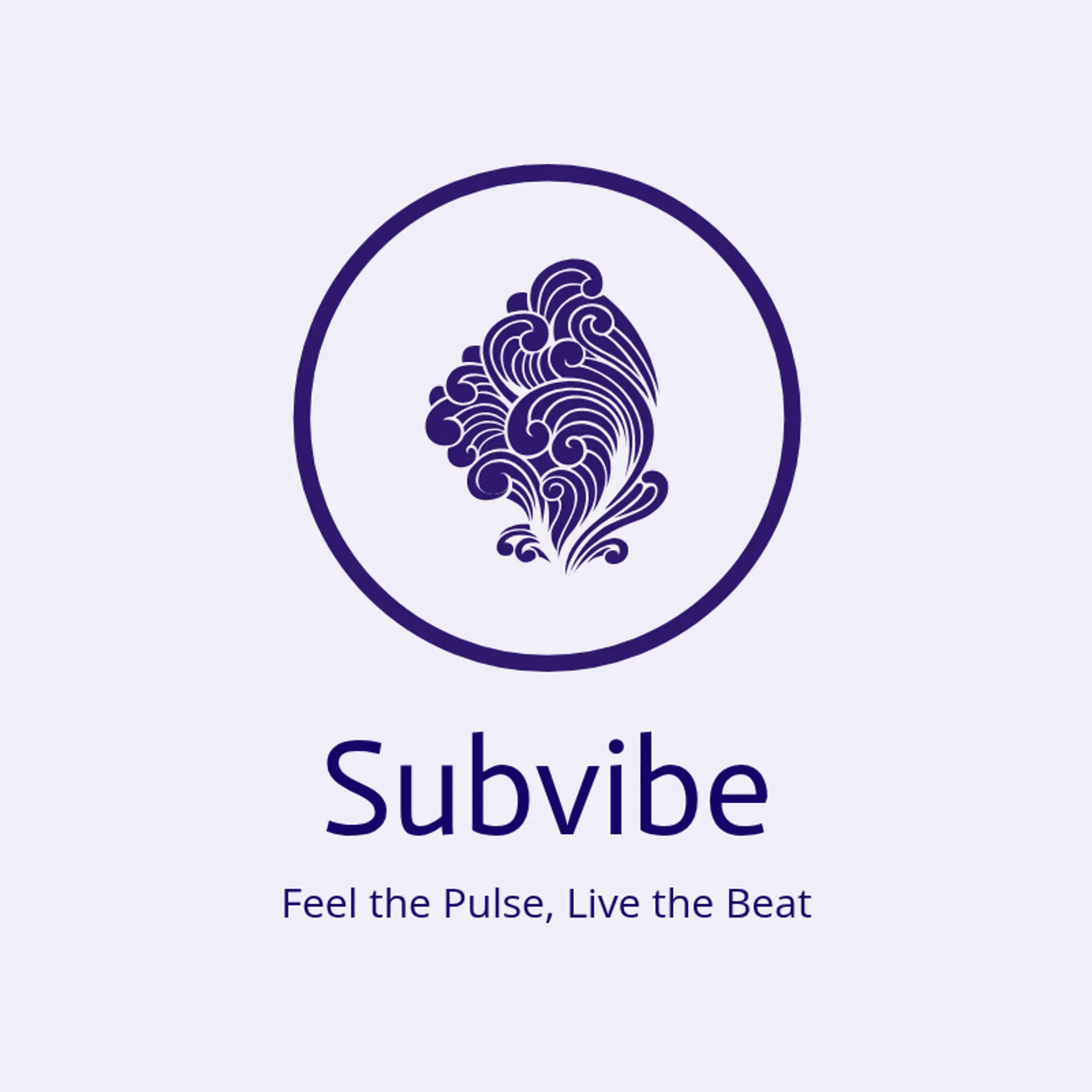 SubVibe logo for house music