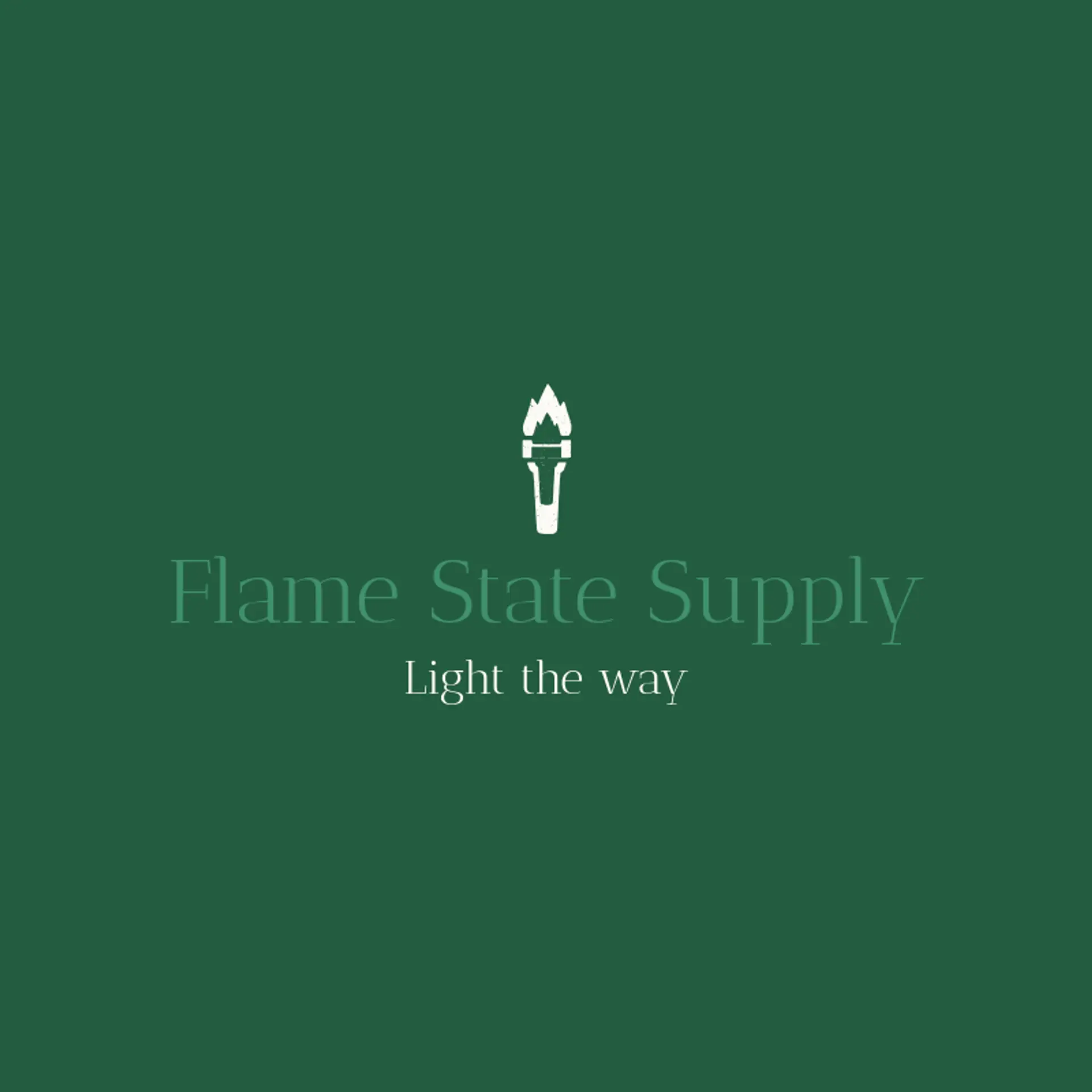 Flame State Supply logo for american