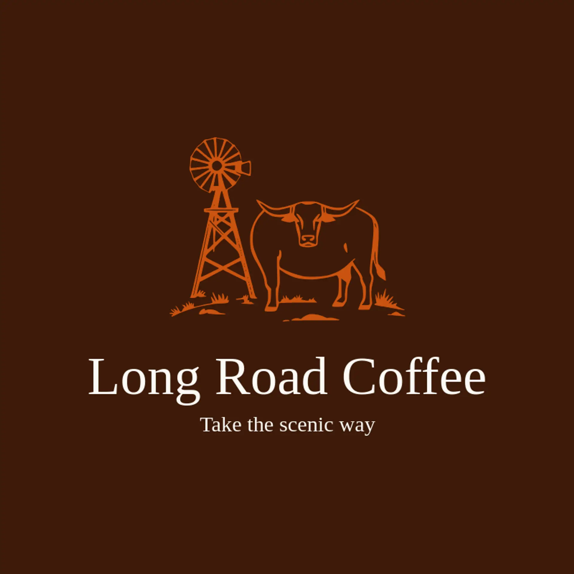 Long Road Coffee logo for outback