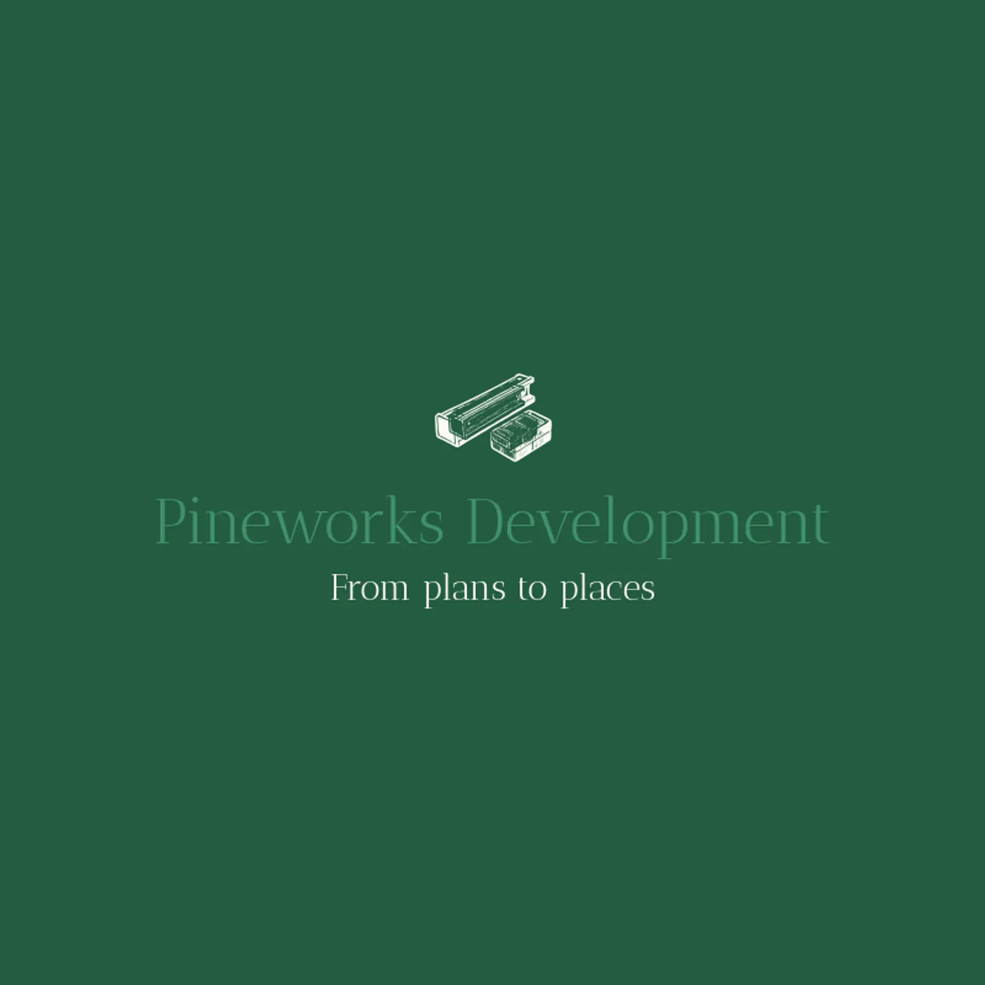 Pineworks Development logo for construction company