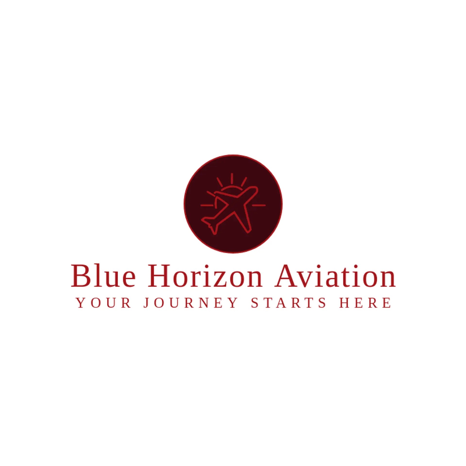 Blue Horizon Aviation logo for flight