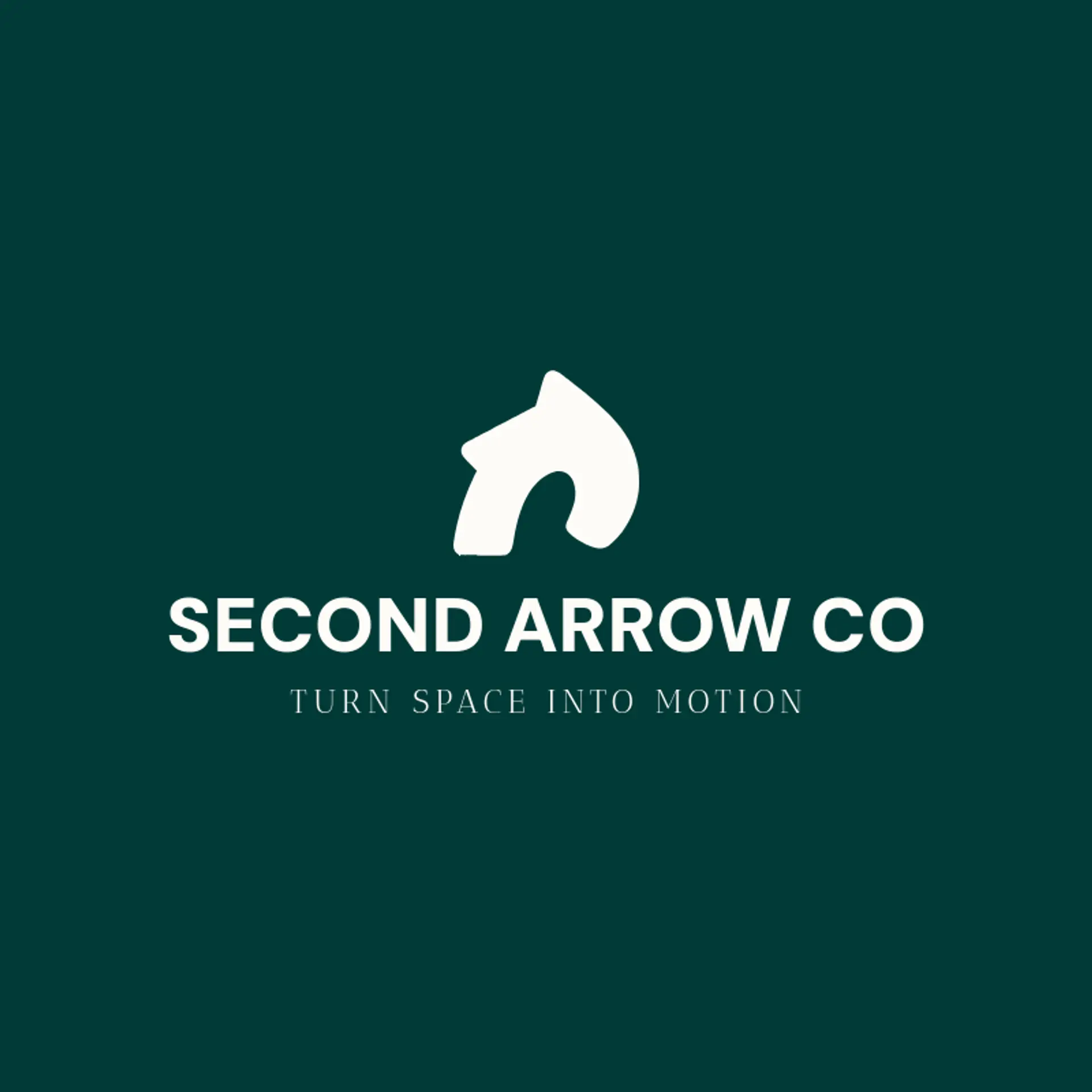 Second Arrow Co logo for negative space