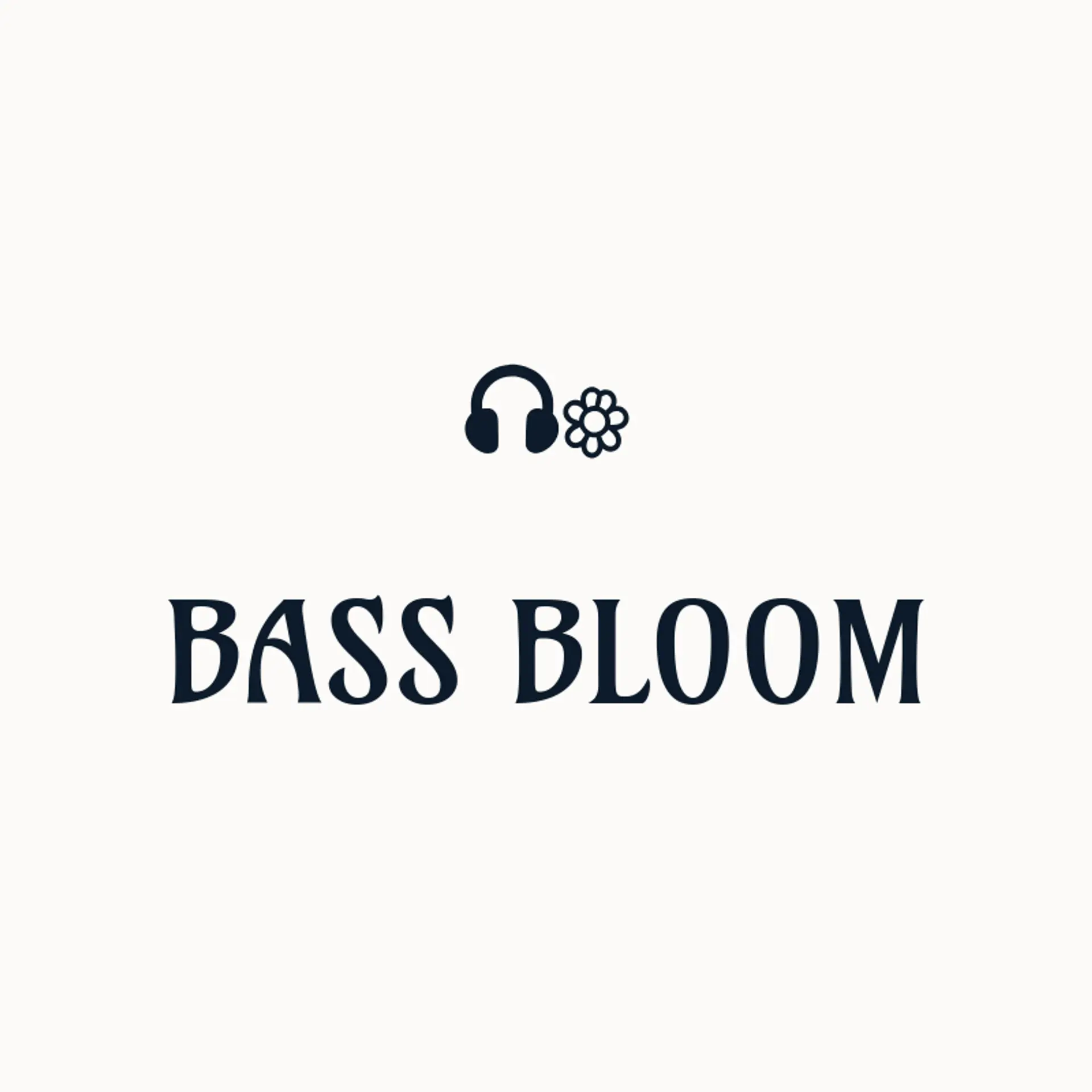 Bass Bloom logo for headphones