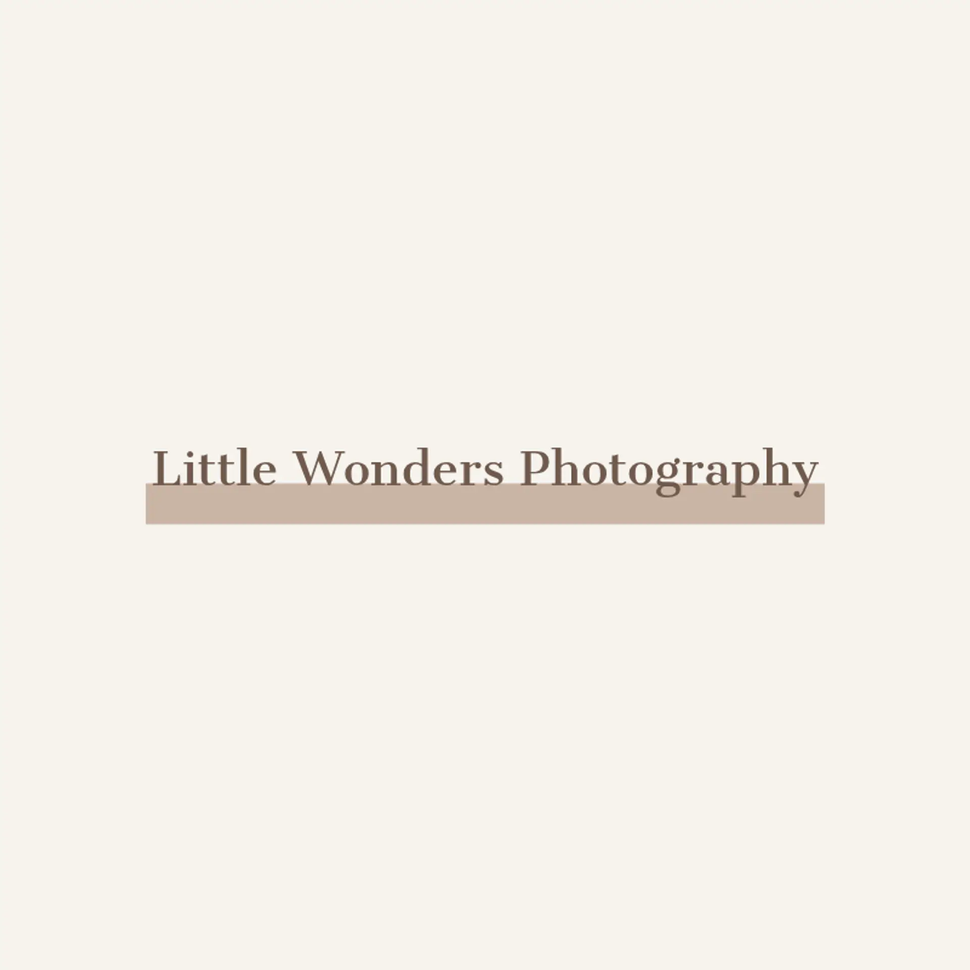 Little Wonders Photography logo for newborn photography