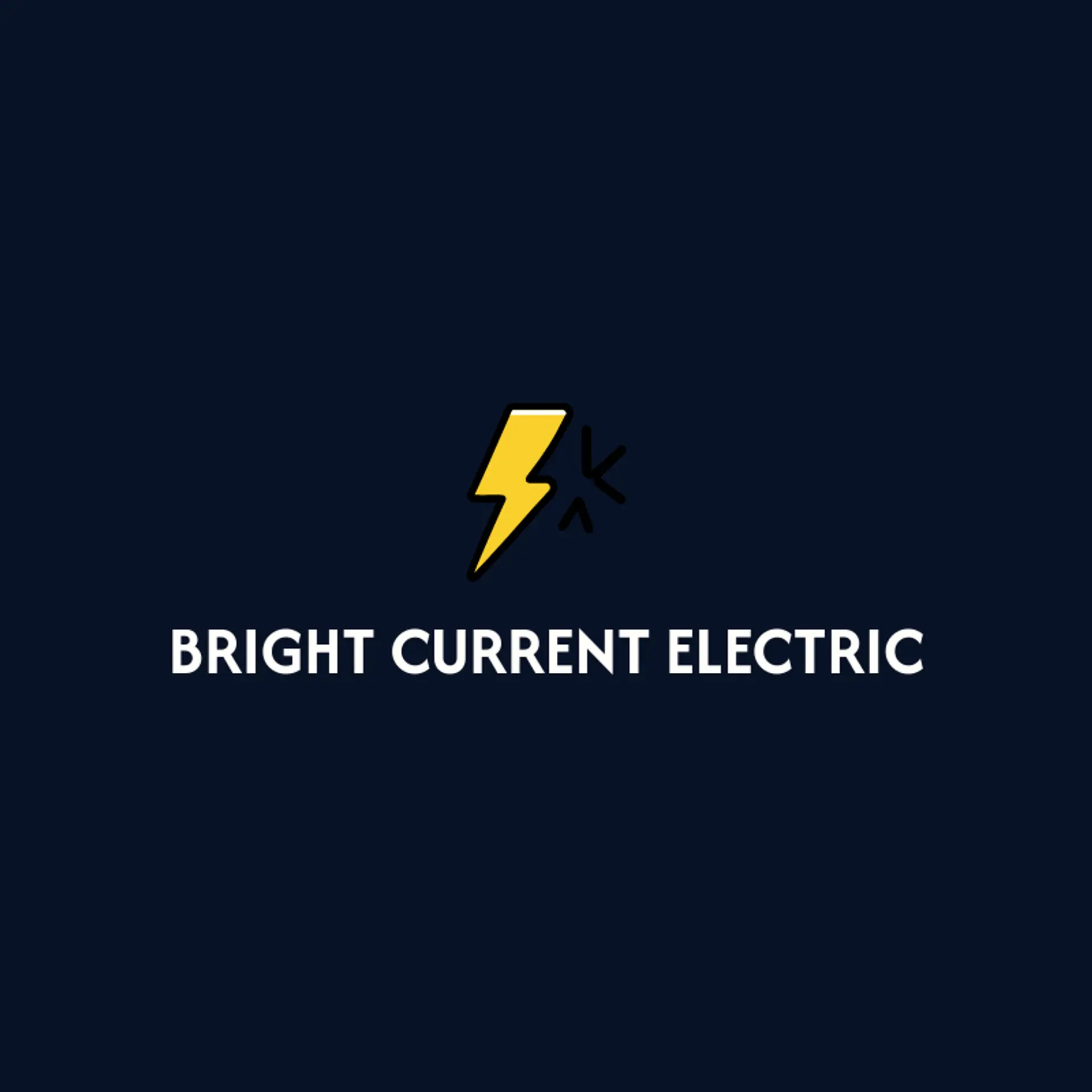 Bright Current Electric logo for electrician