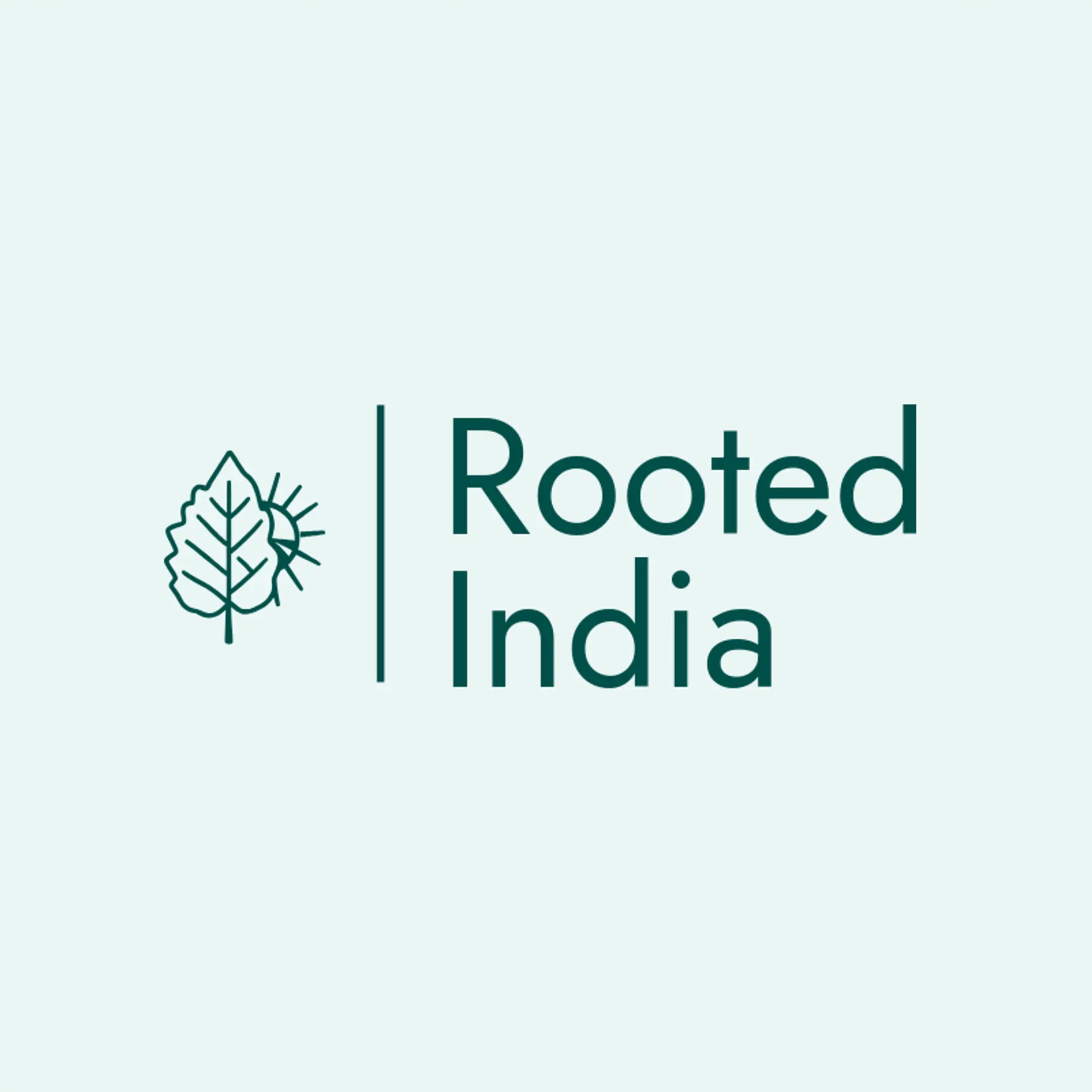 Rooted India logo for indian flag