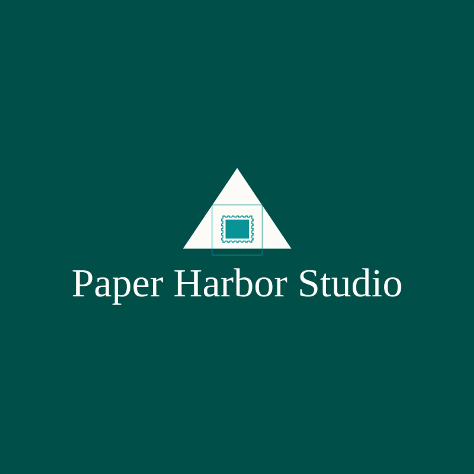 Paper Harbor Studio logo for postal