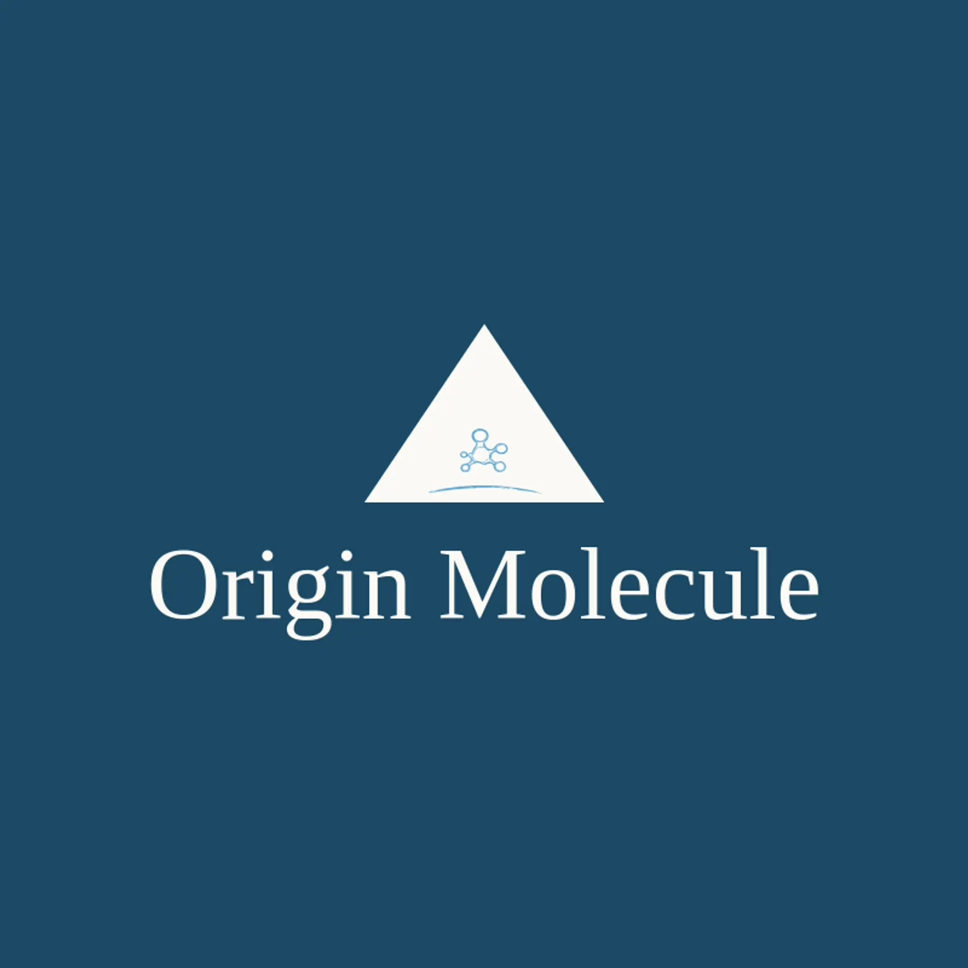 Origin Molecule logo for biotechnology