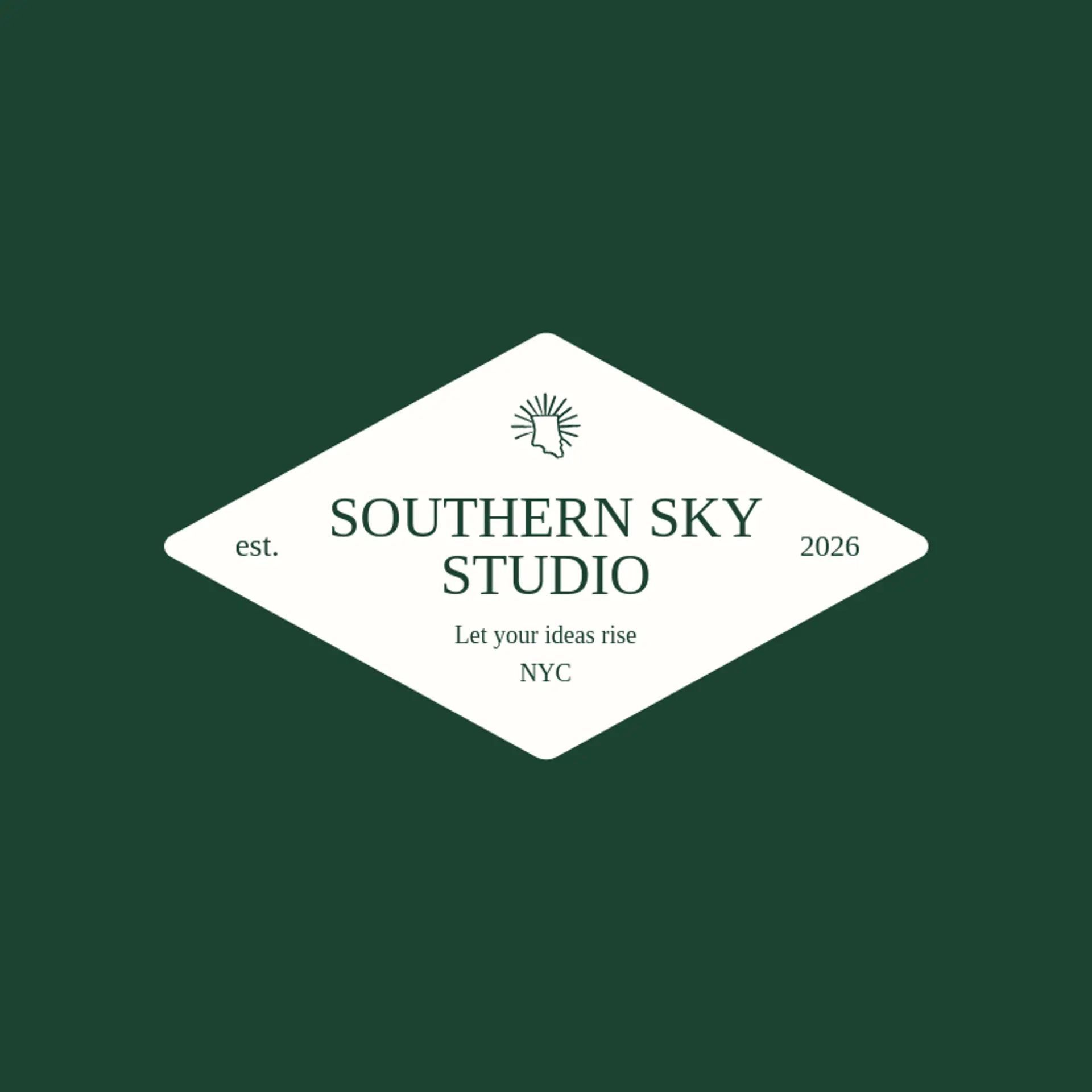 Southern Sky Studio logo for alabama
