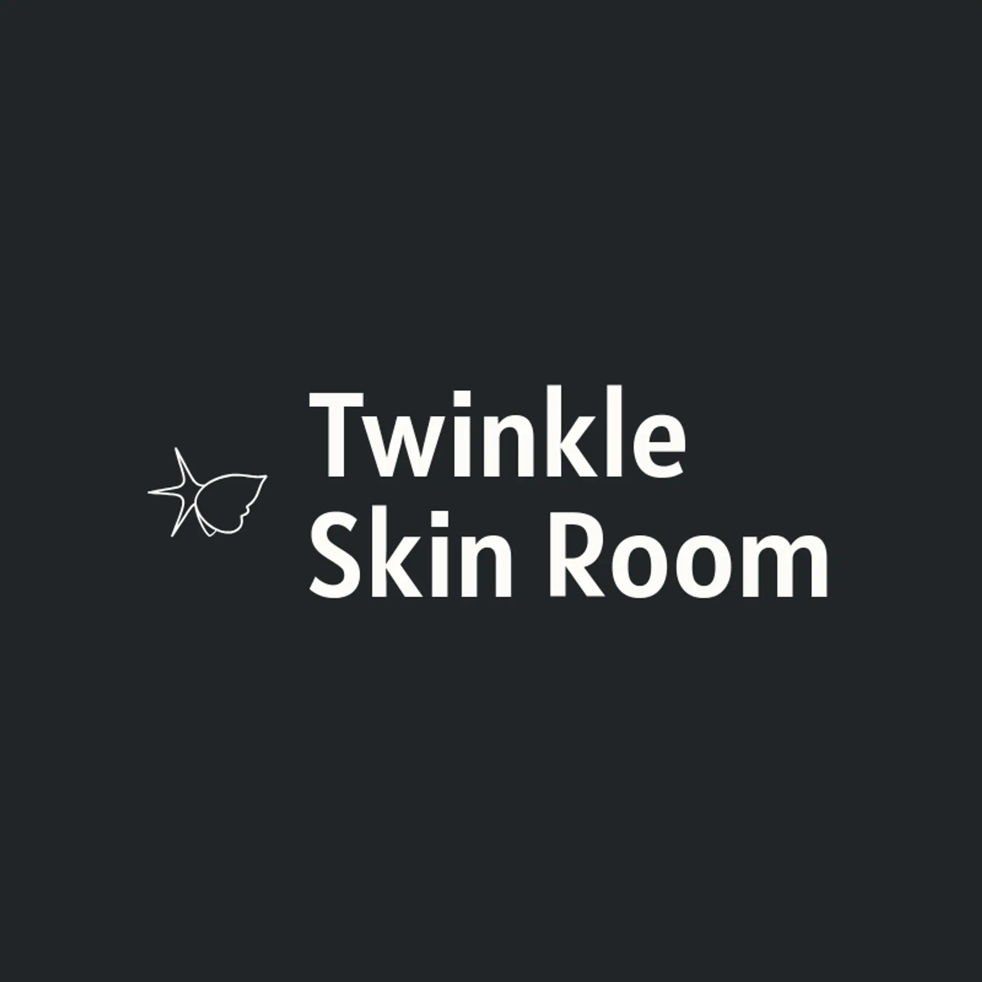 Twinkle Skin Room logo for esthetician