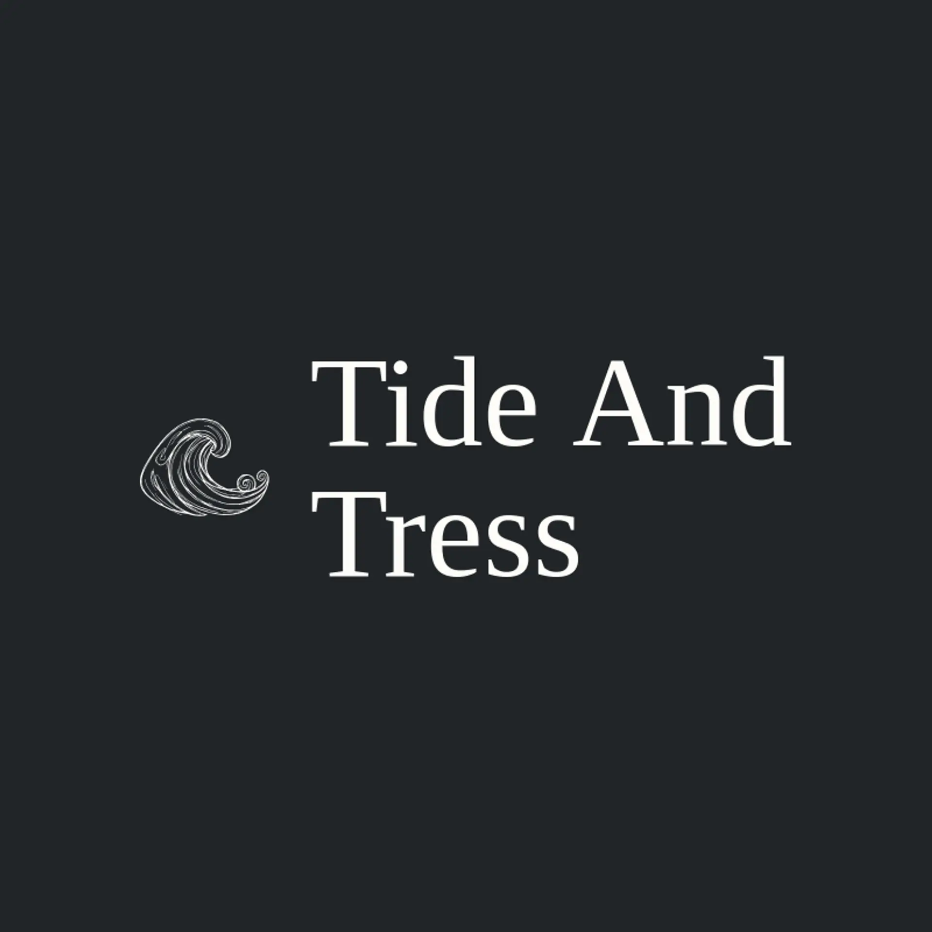 Tide And Tress logo for hair