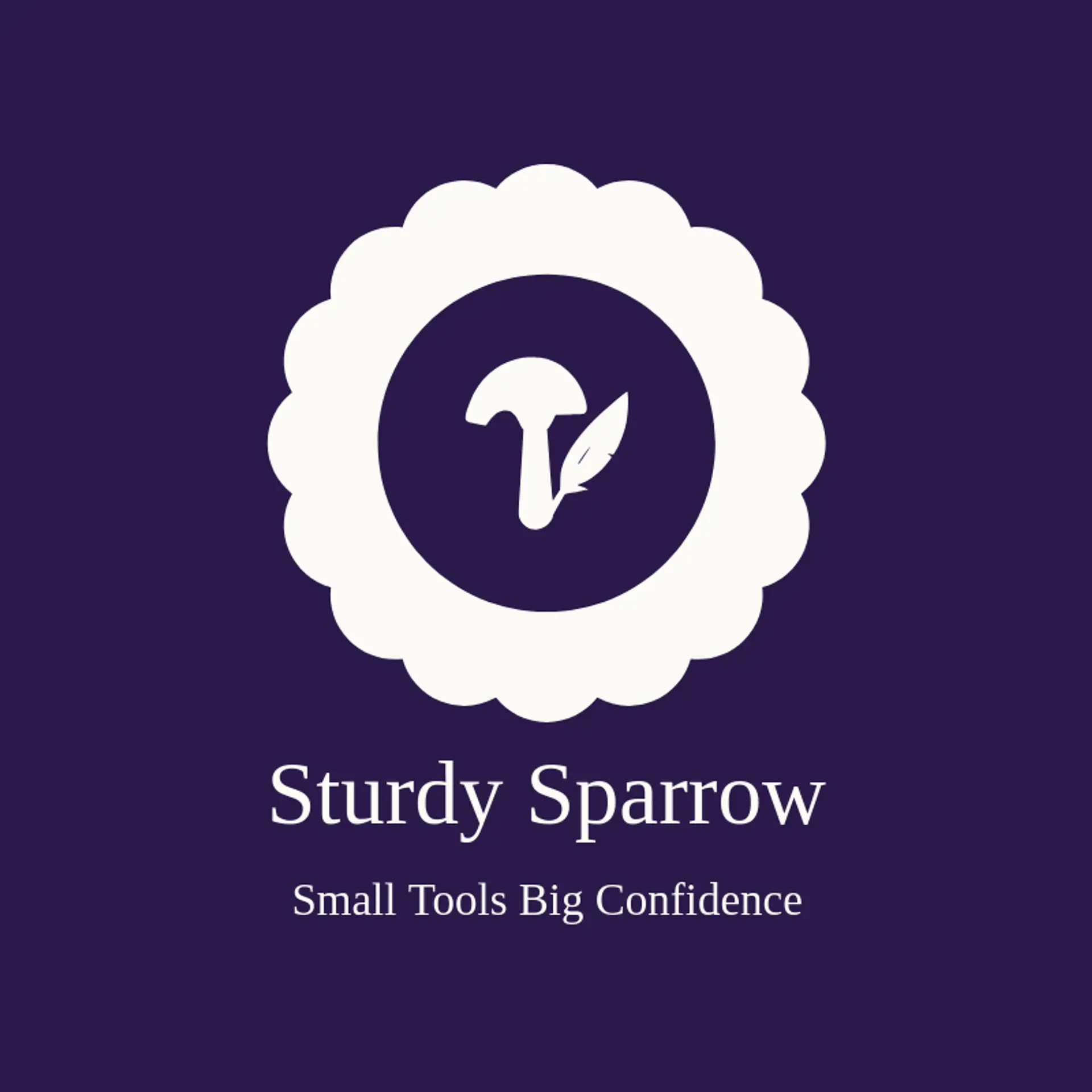 Sturdy Sparrow logo for tool
