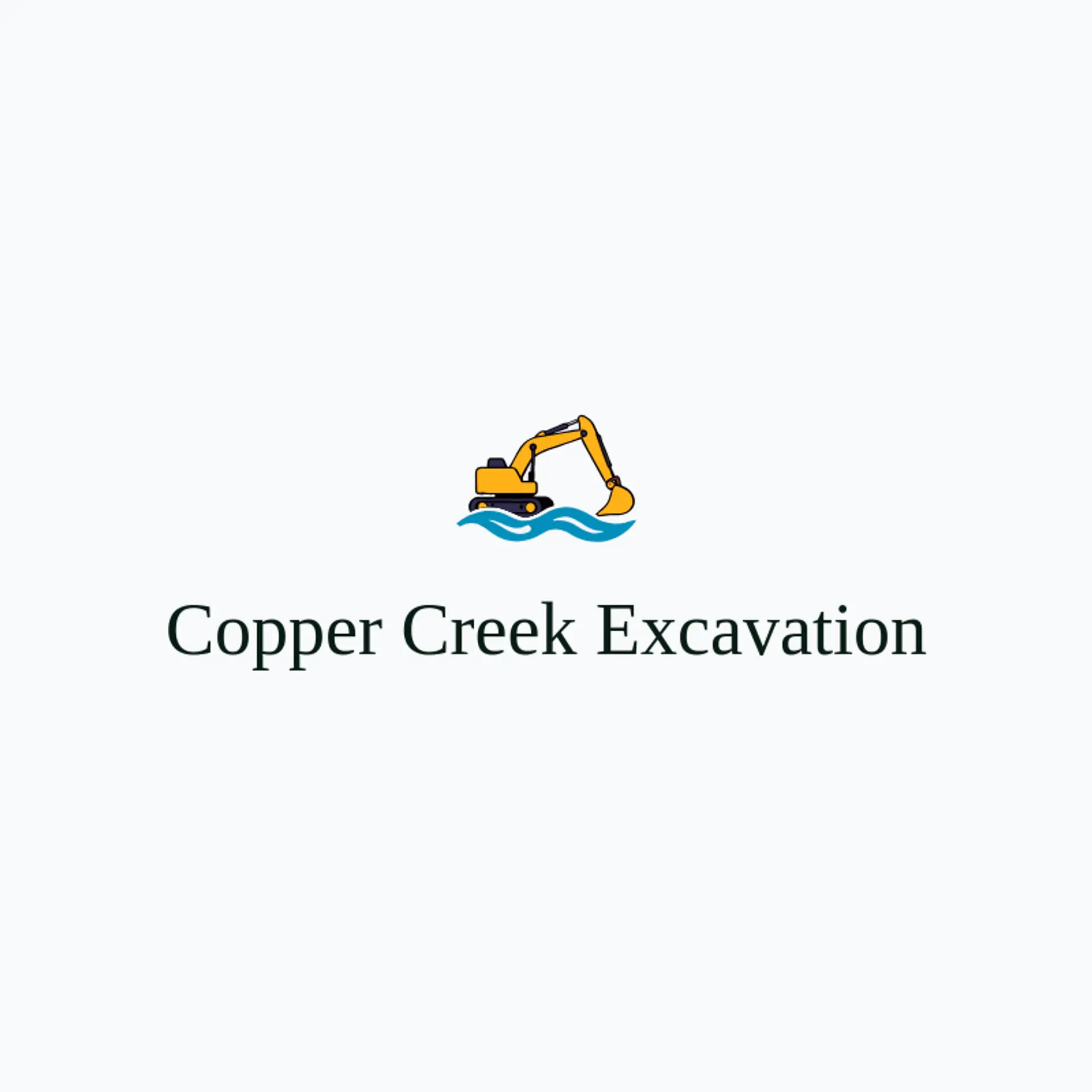 Copper Creek Excavation logo for excavator