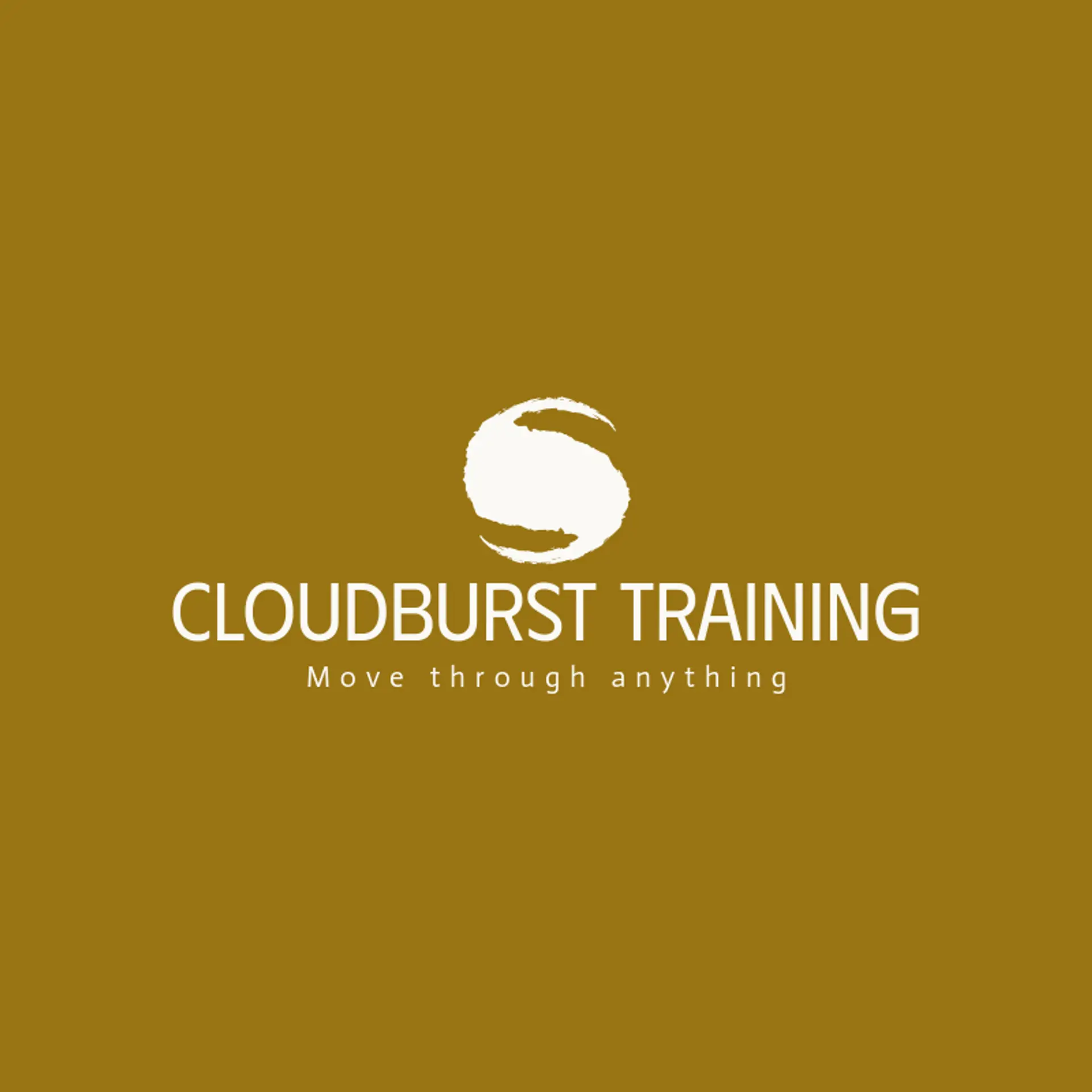 Cloudburst Training logo for swoosh