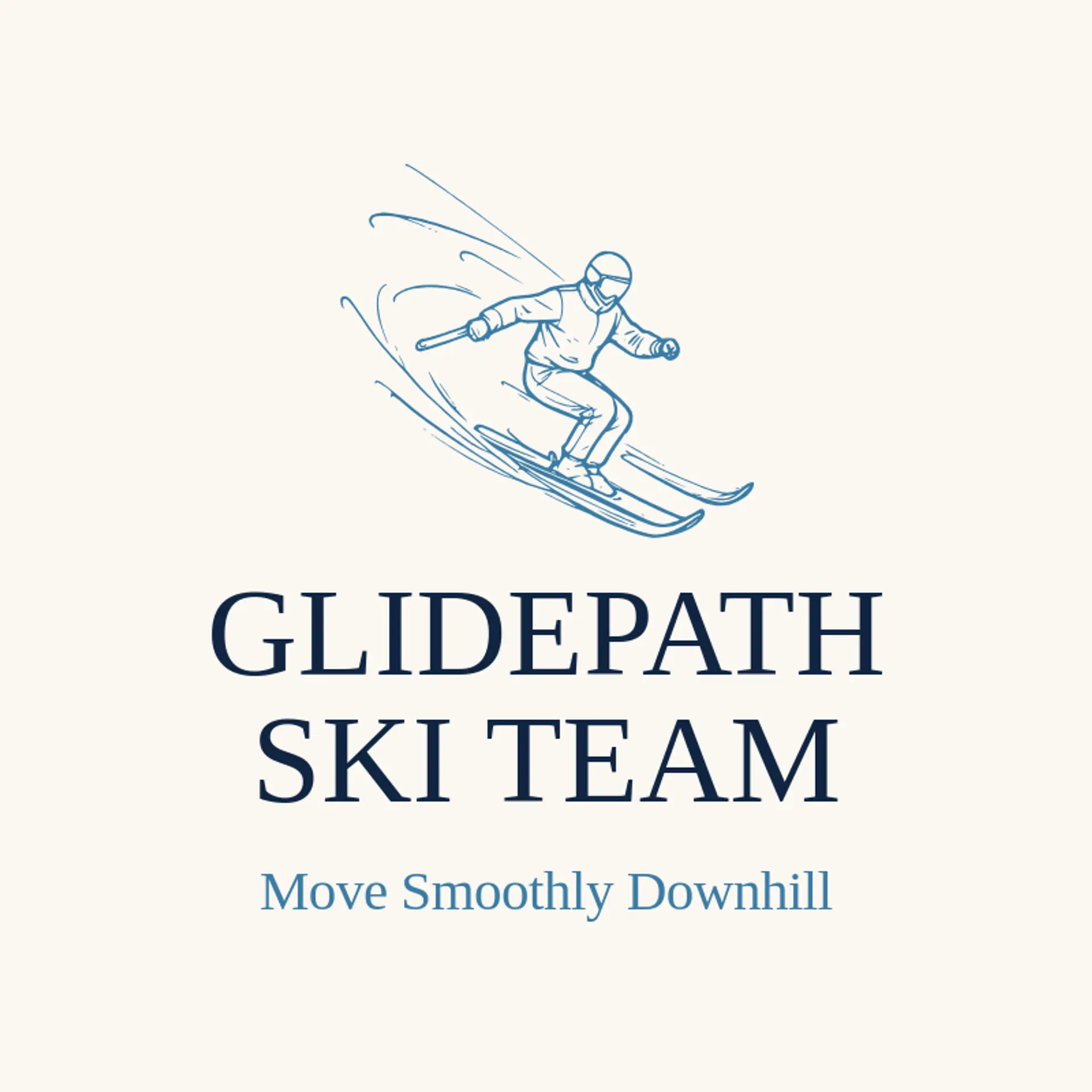 Glidepath Ski Team logo for skiing