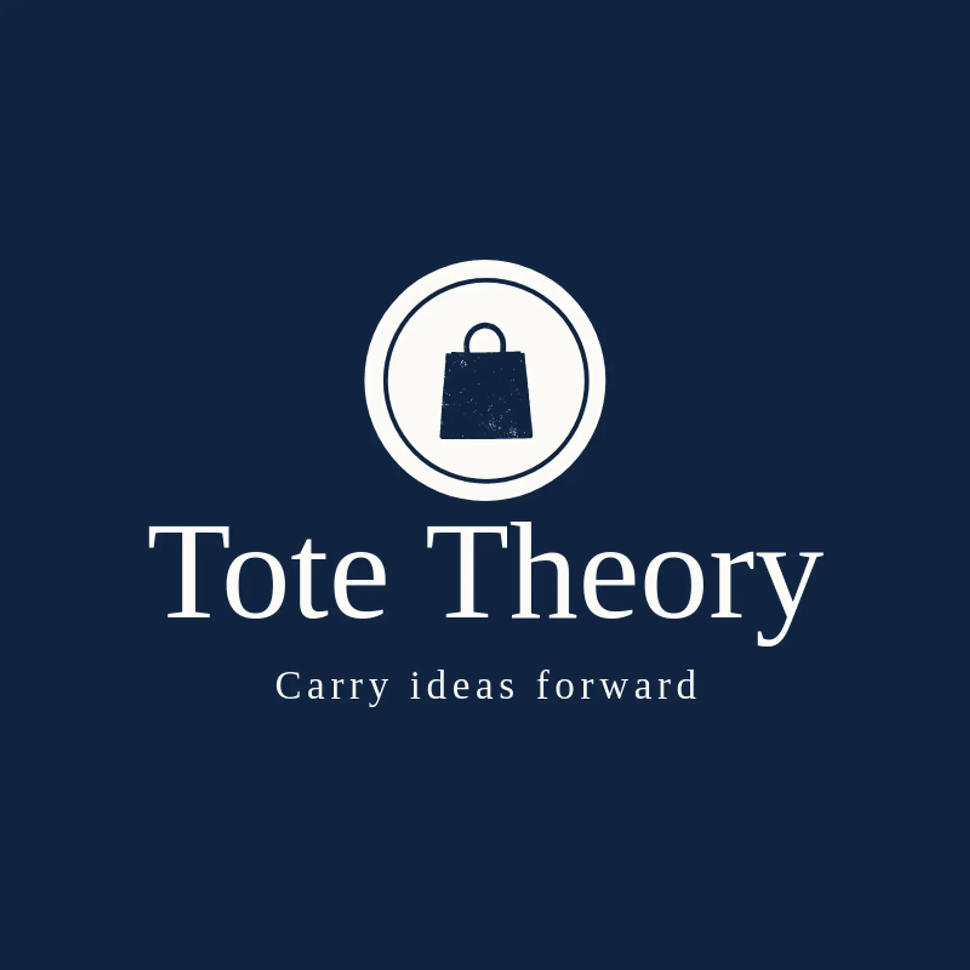 Tote Theory logo for shopping bag