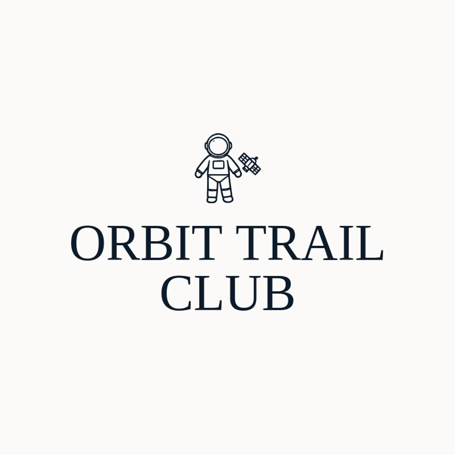 Orbit Trail Club logo for astronaut