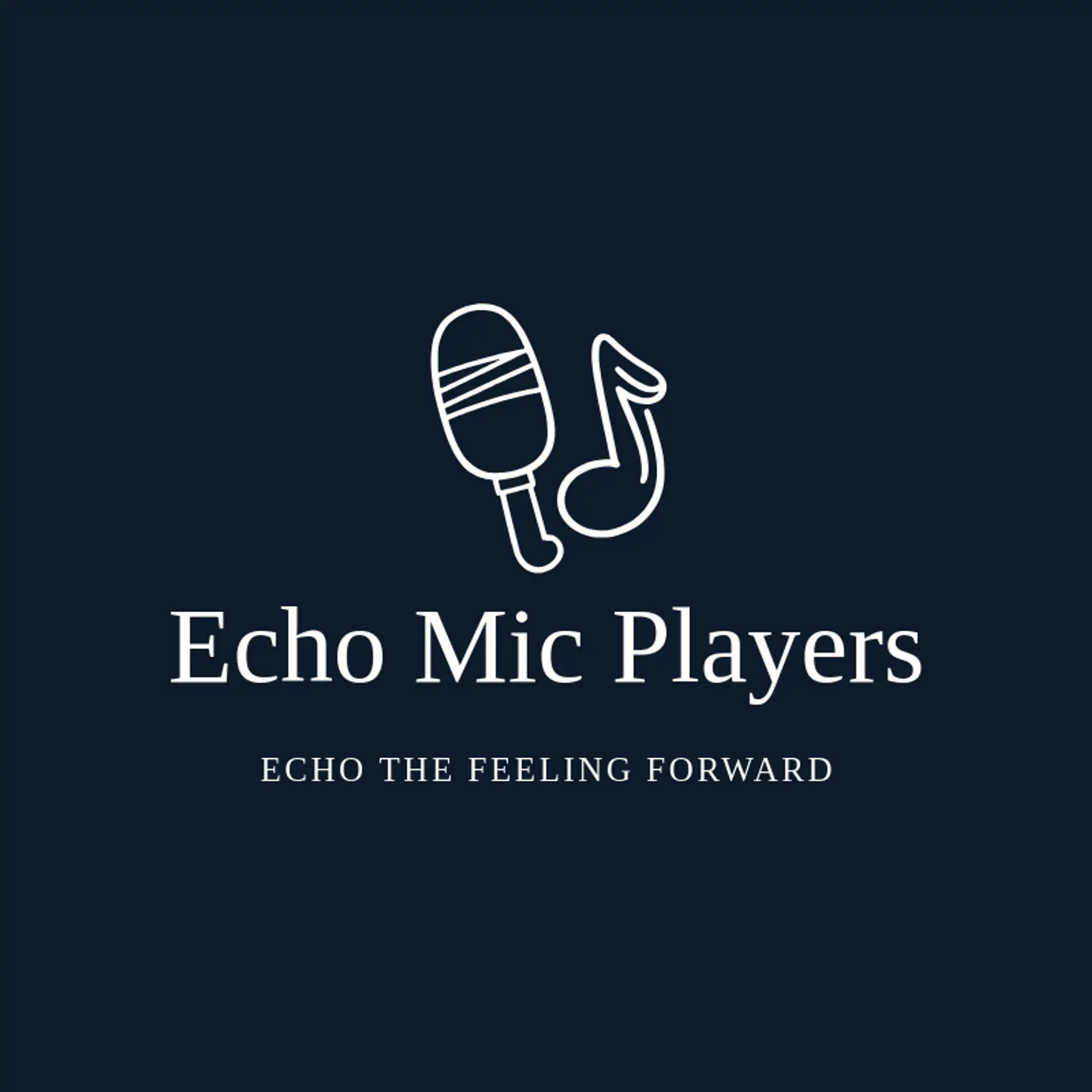Echo Mic Players logo for theatre