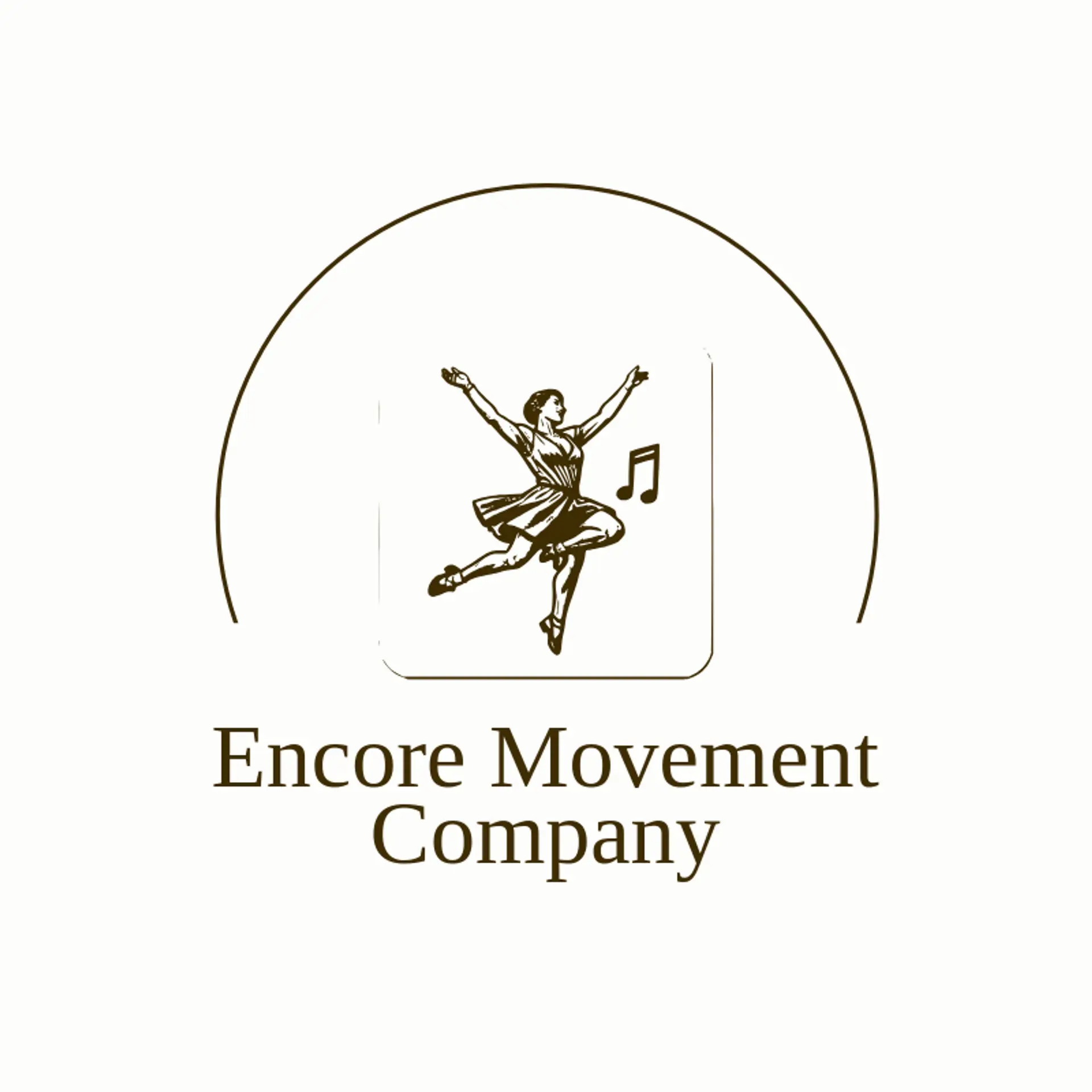 Encore Movement Company logo for dance studio