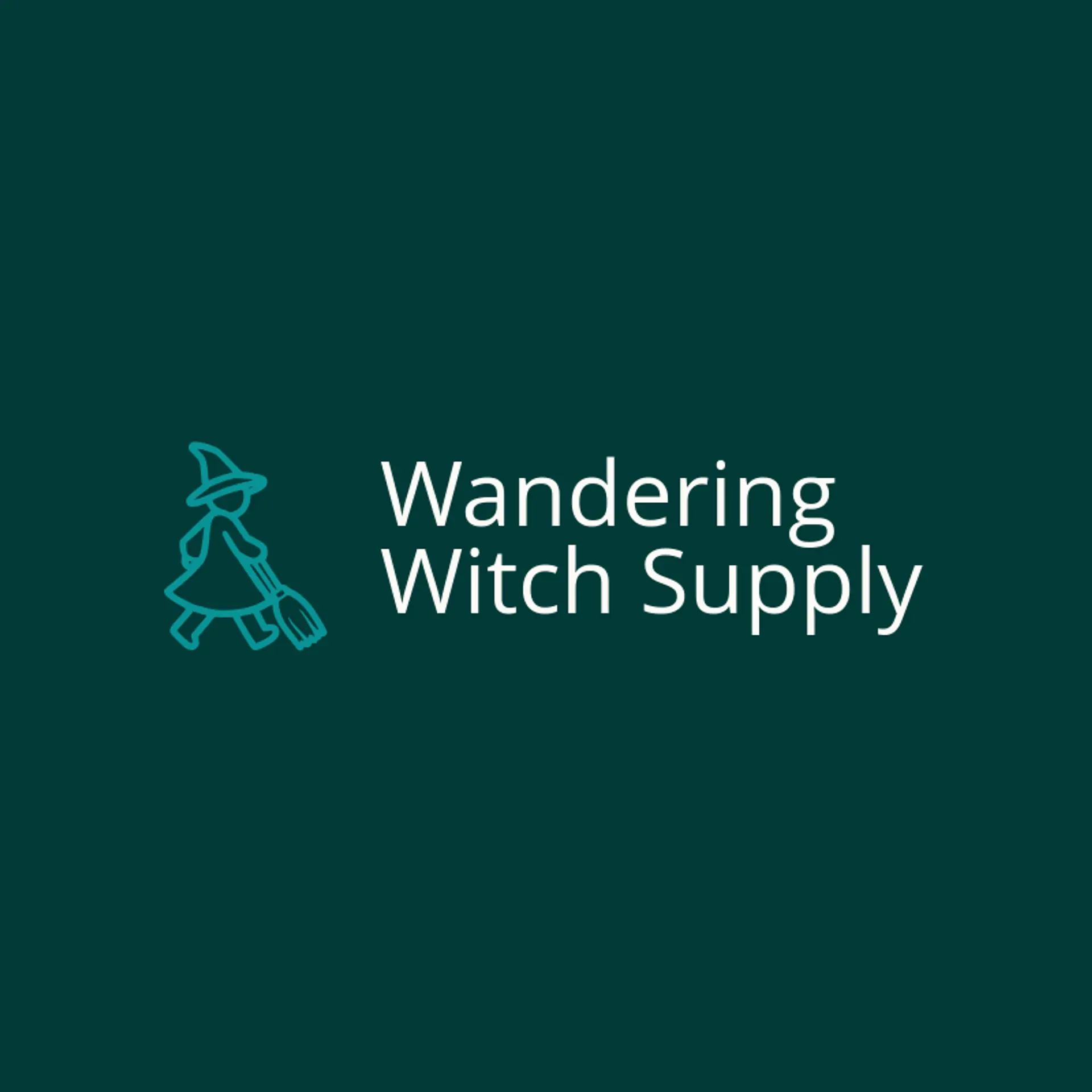 Wandering Witch Supply logo for witch