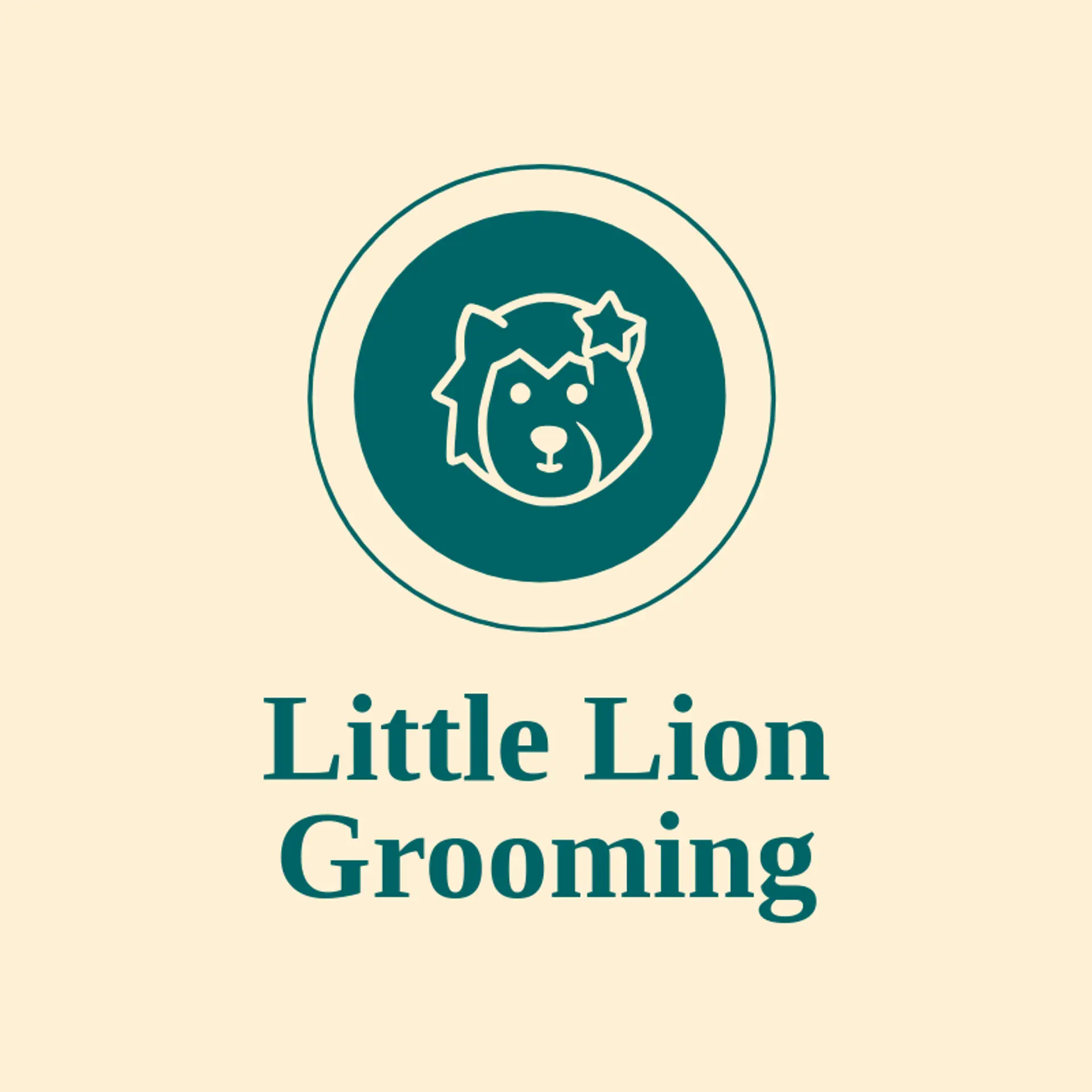 Little Lion Grooming logo for dog grooming