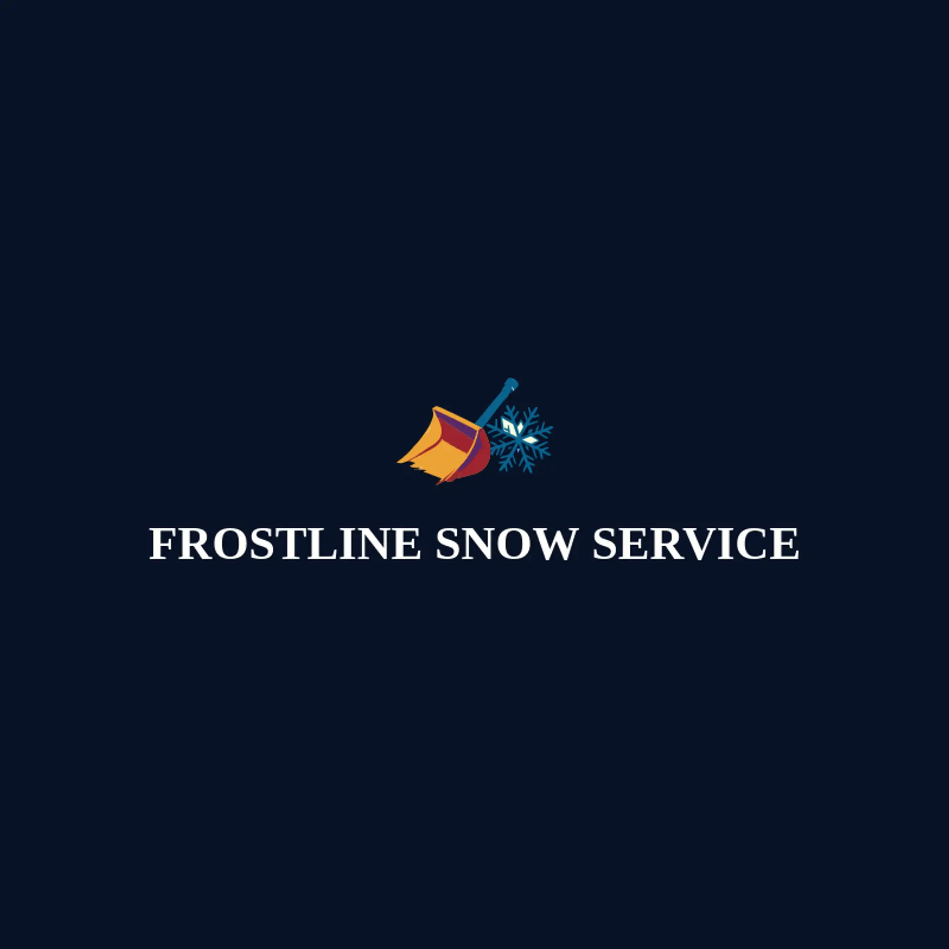 Frostline Snow Service logo for snow removal