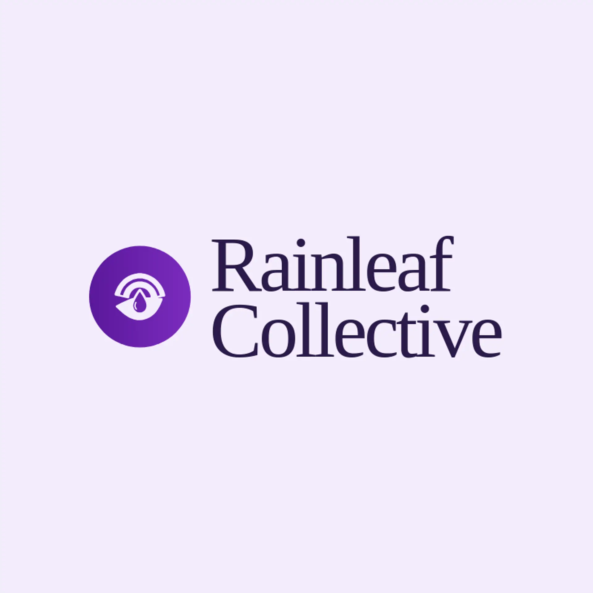 Rainleaf Collective logo for rain