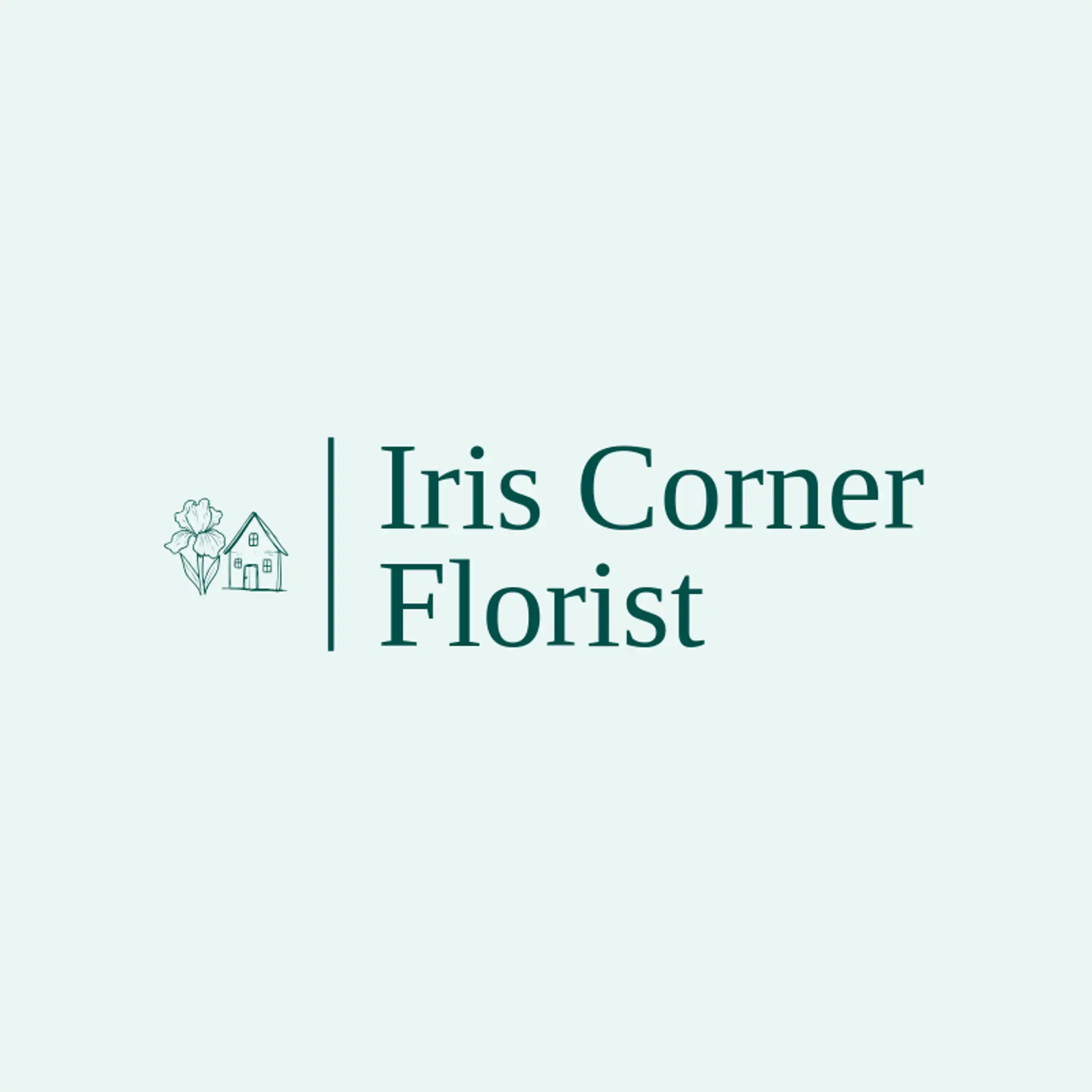 Iris Corner Florist logo for iris