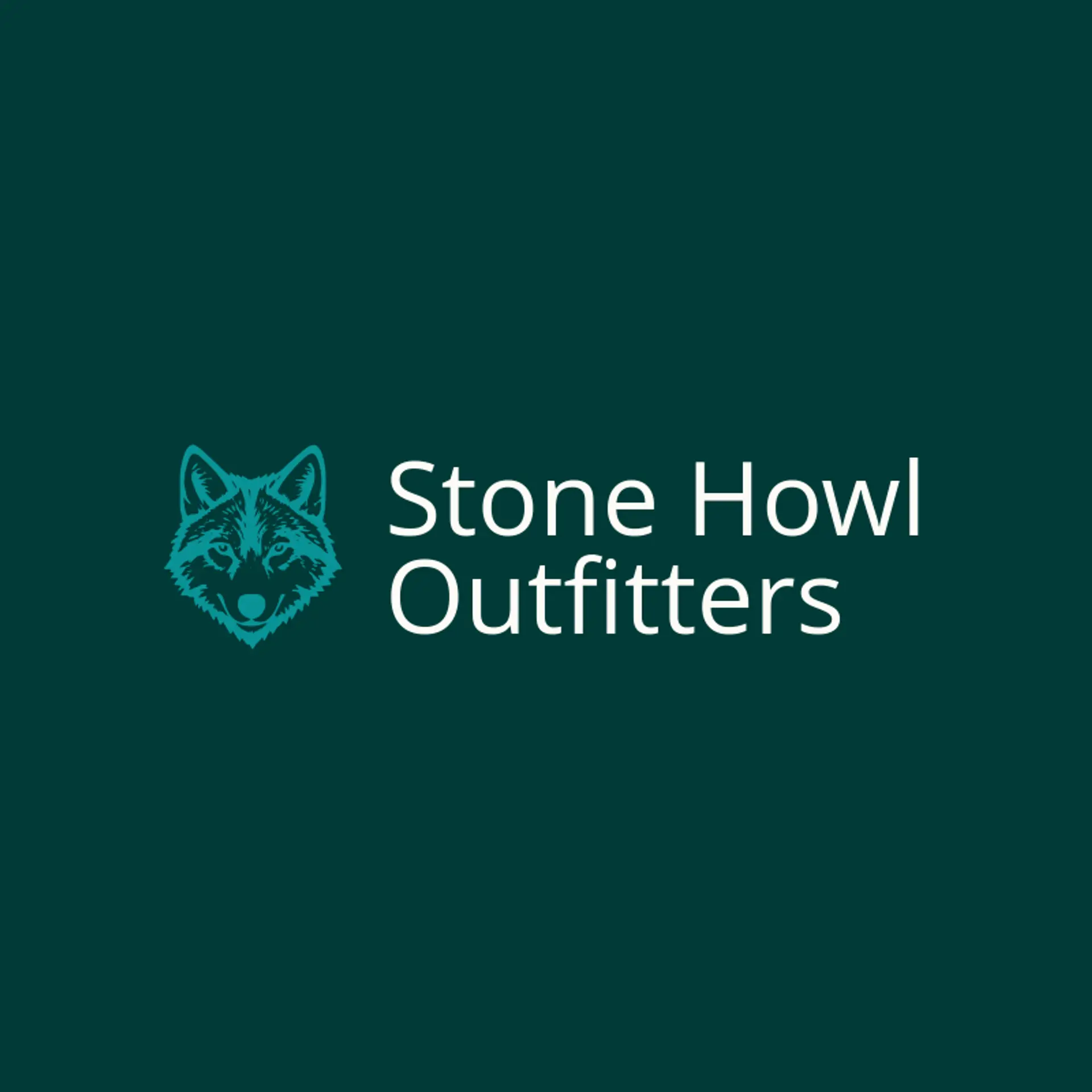 Stone Howl Outfitters logo for wolf head