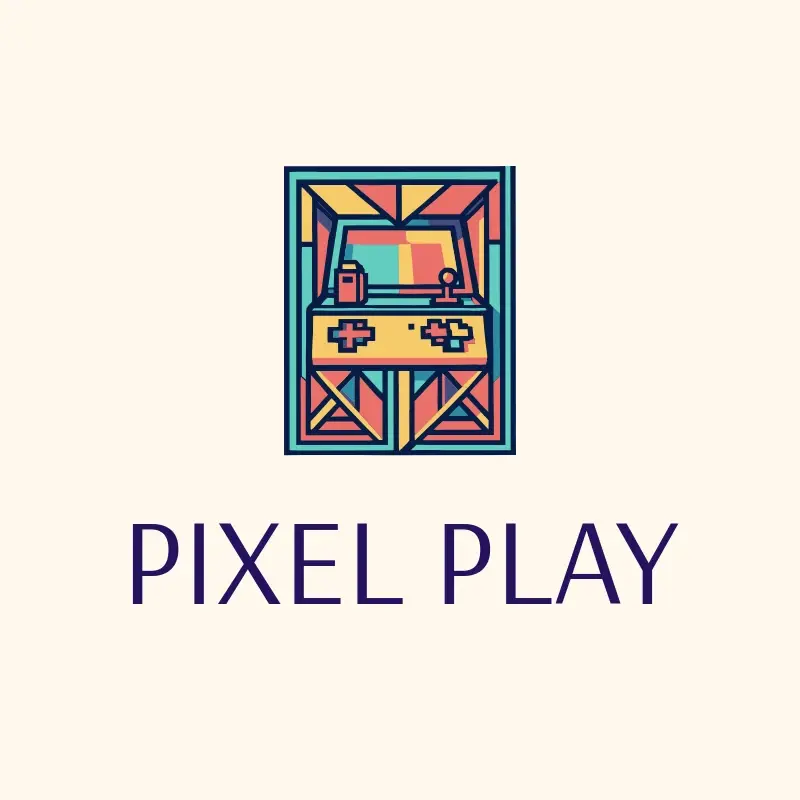 The username Pixel Play as a branded logo with a color icon