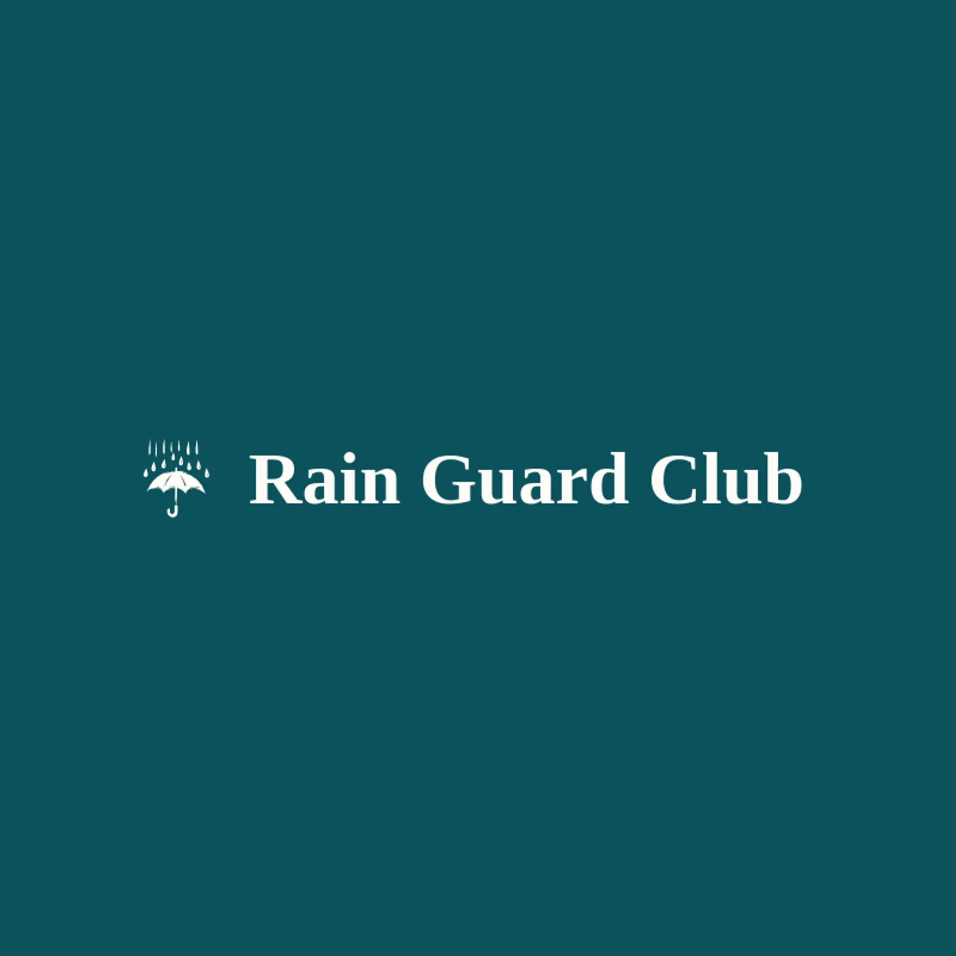 Rain Guard Club logo for drip