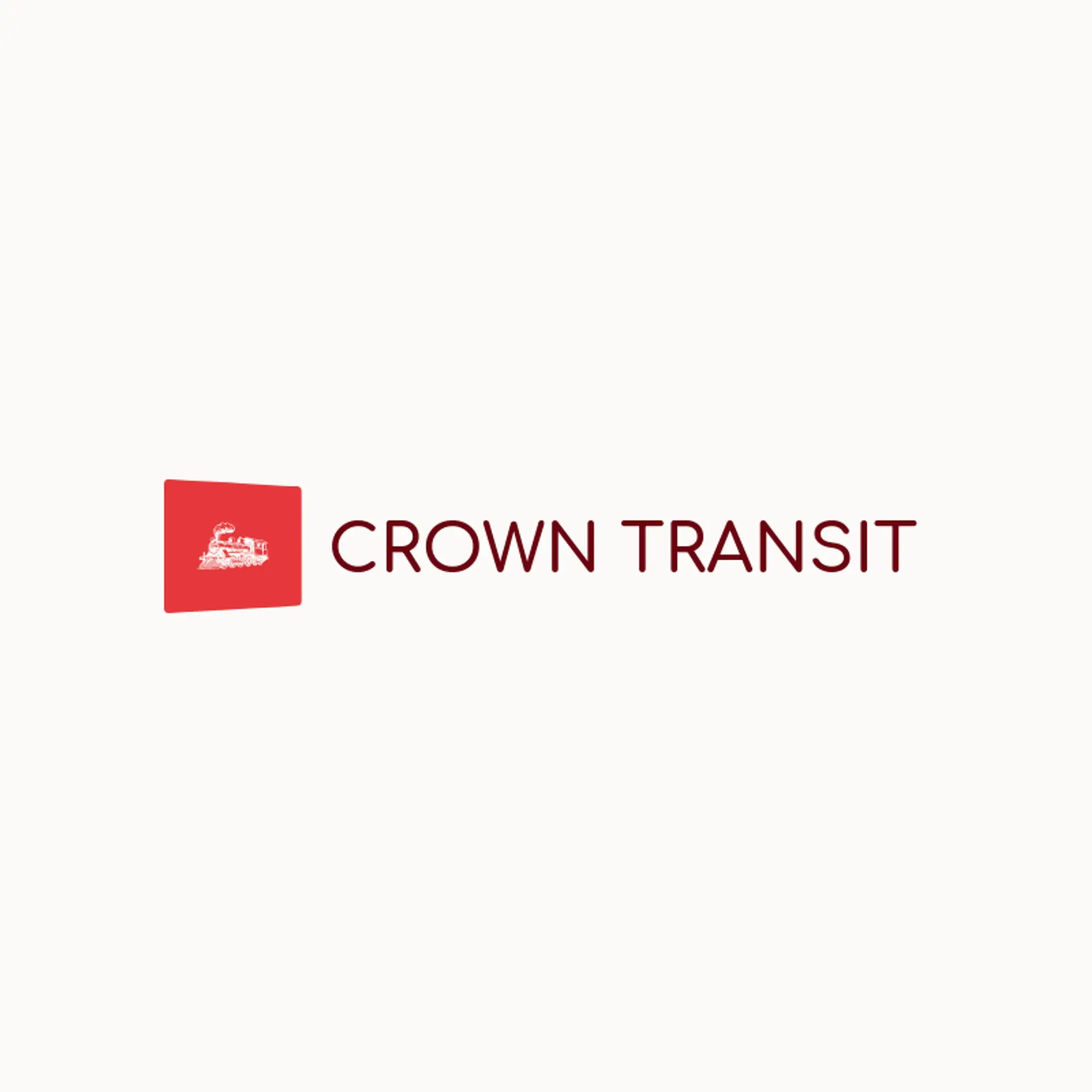Crown Transit logo for train