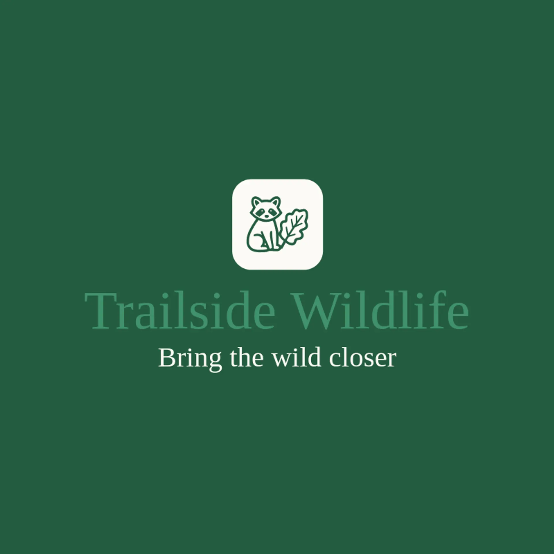 Trailside Wildlife logo for wildlife
