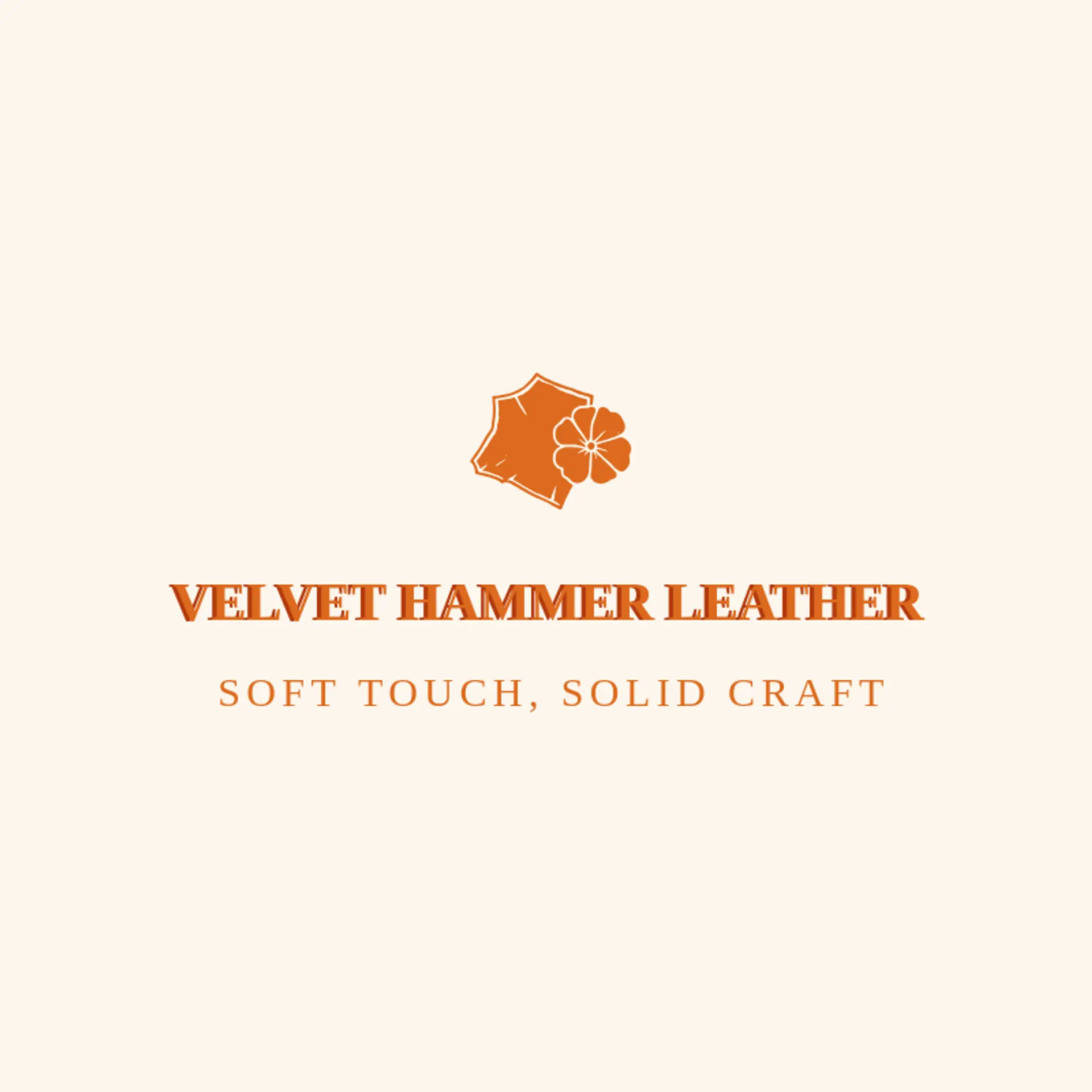 Velvet Hammer Leather logo for leather