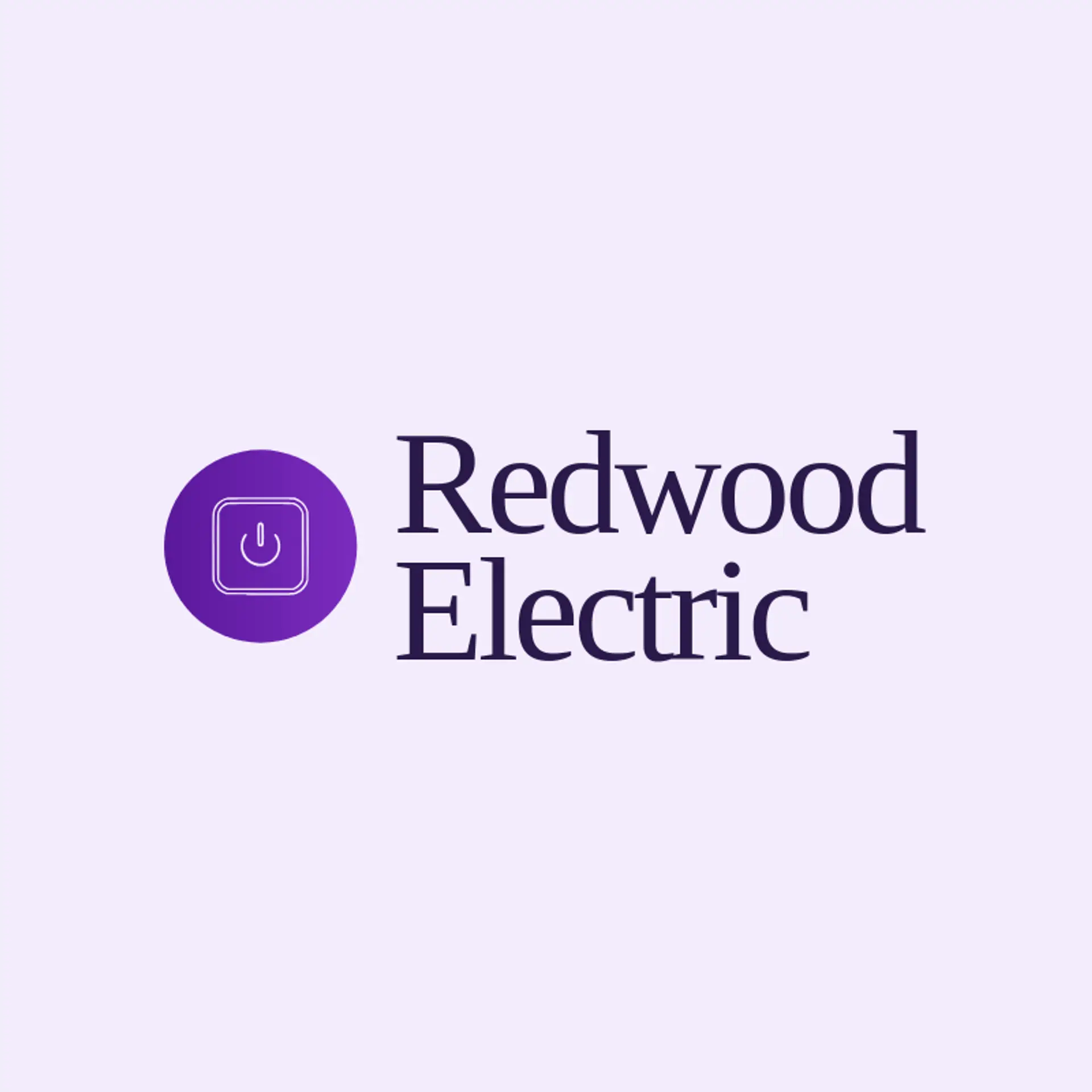 Redwood Electric logo for switch