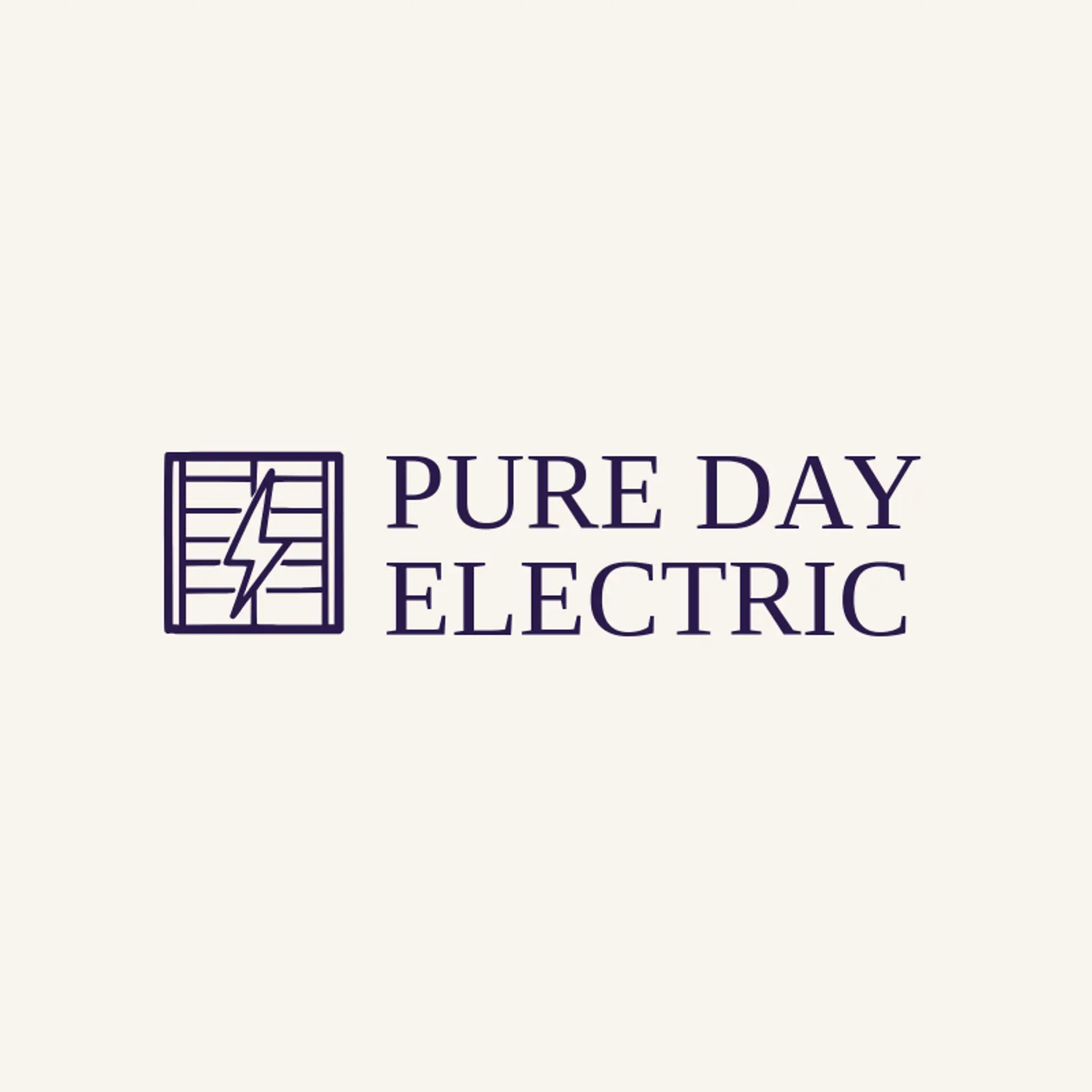 Pure Day Electric logo for solar panel