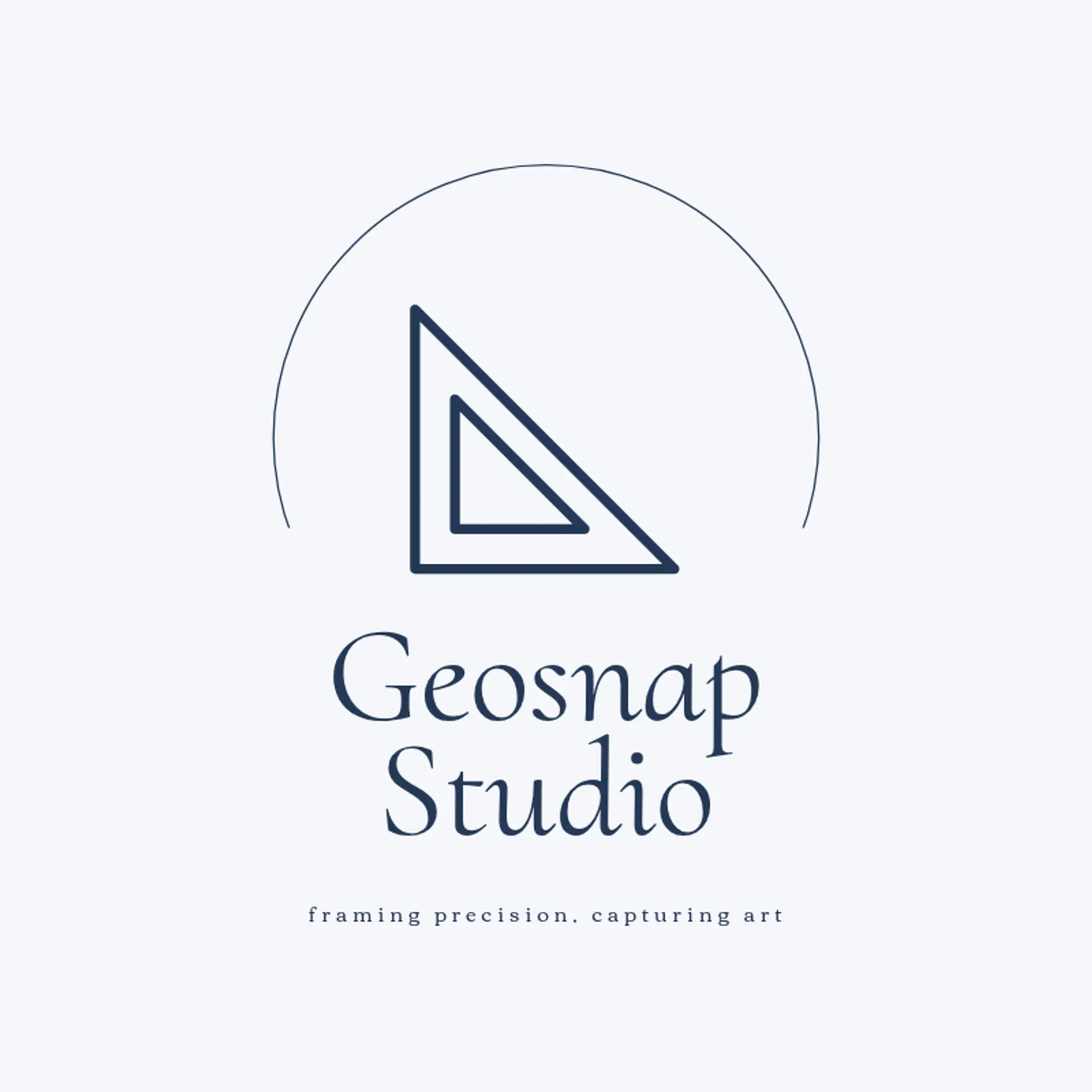 GeoFrame Studios logo for geometric photography