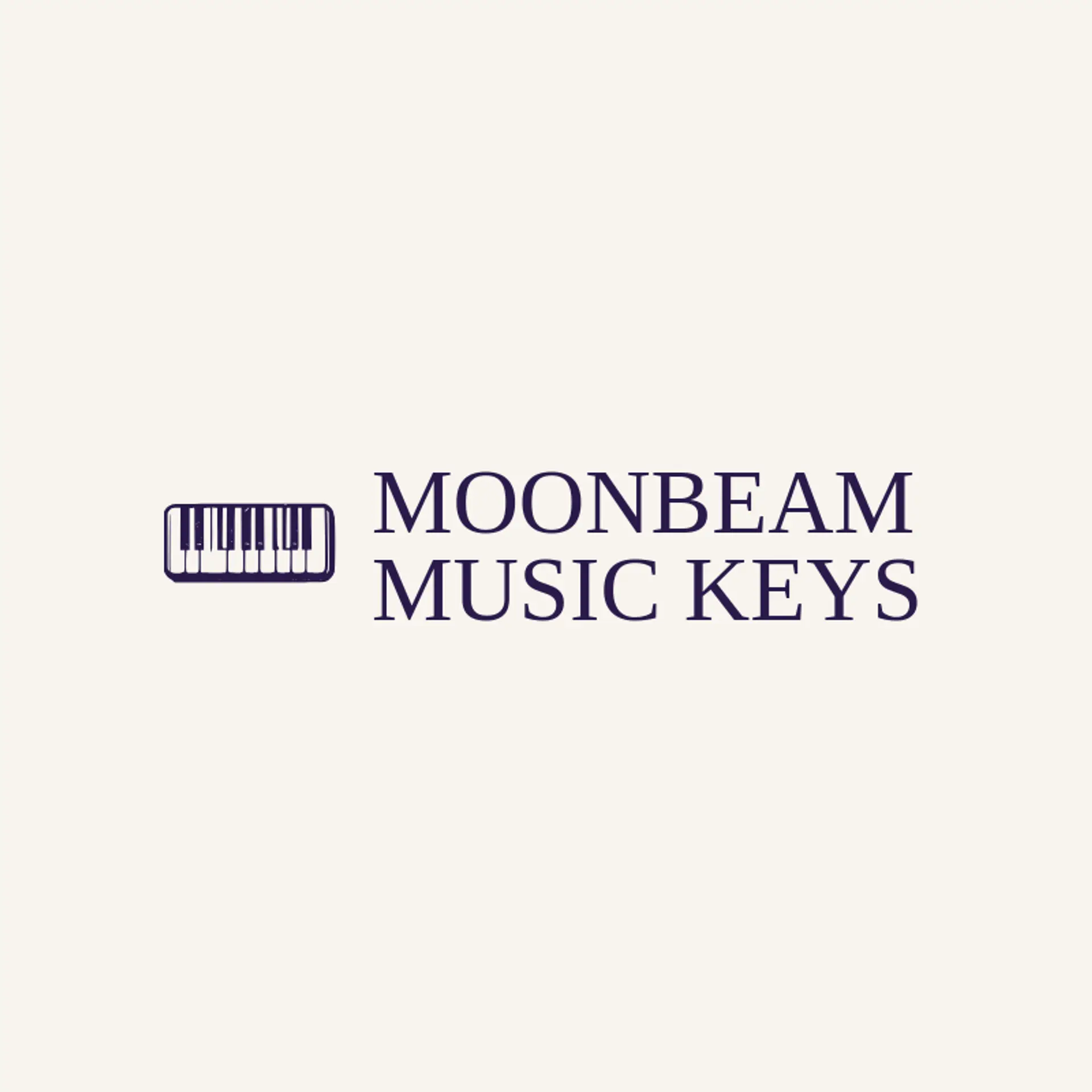 Moonbeam Music Keys logo for keyboard