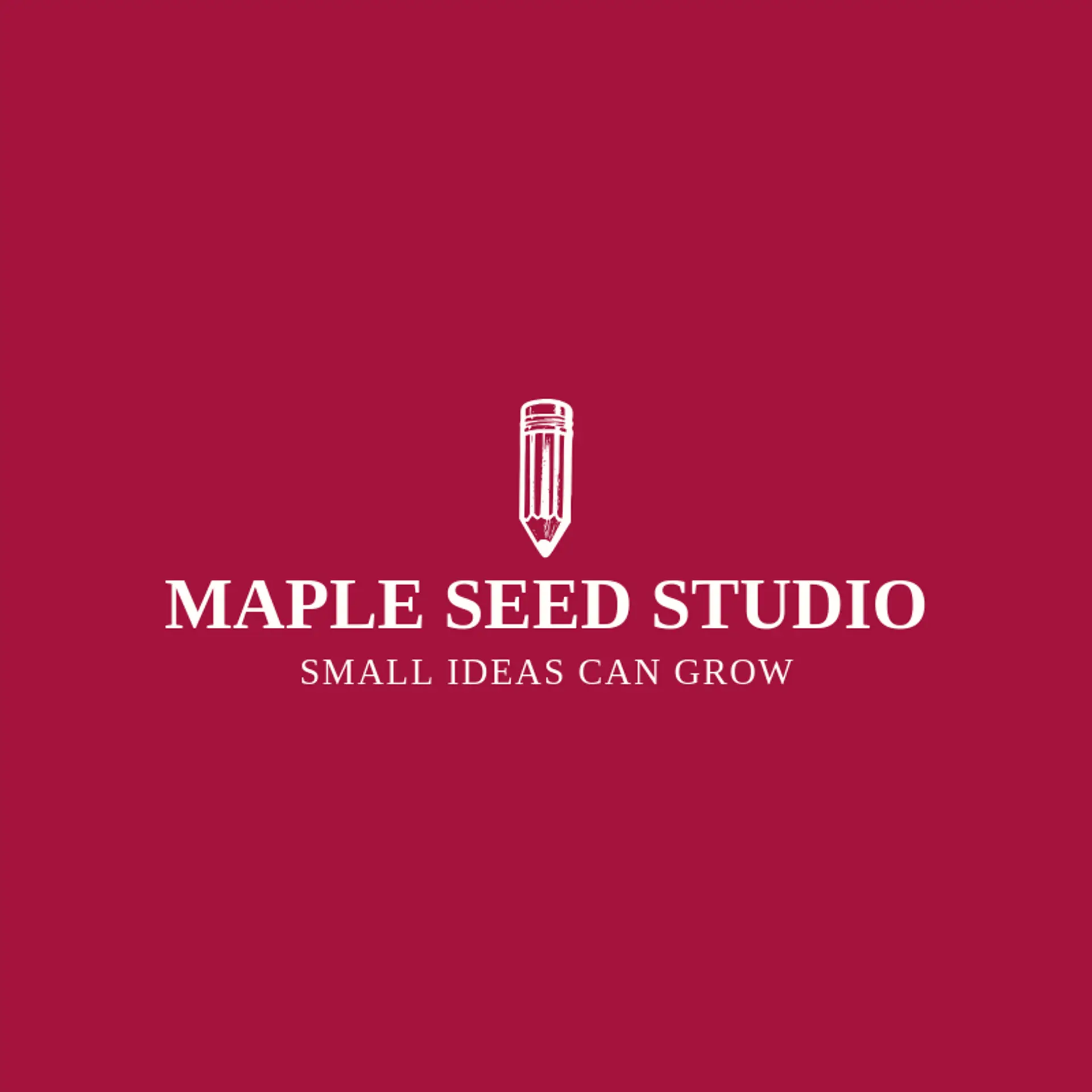 Maple Seed Studio logo for artistic