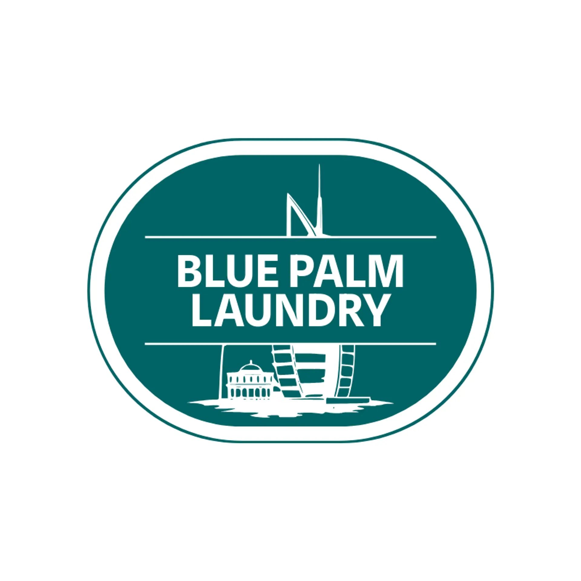 Blue Palm Laundry logo for dubai