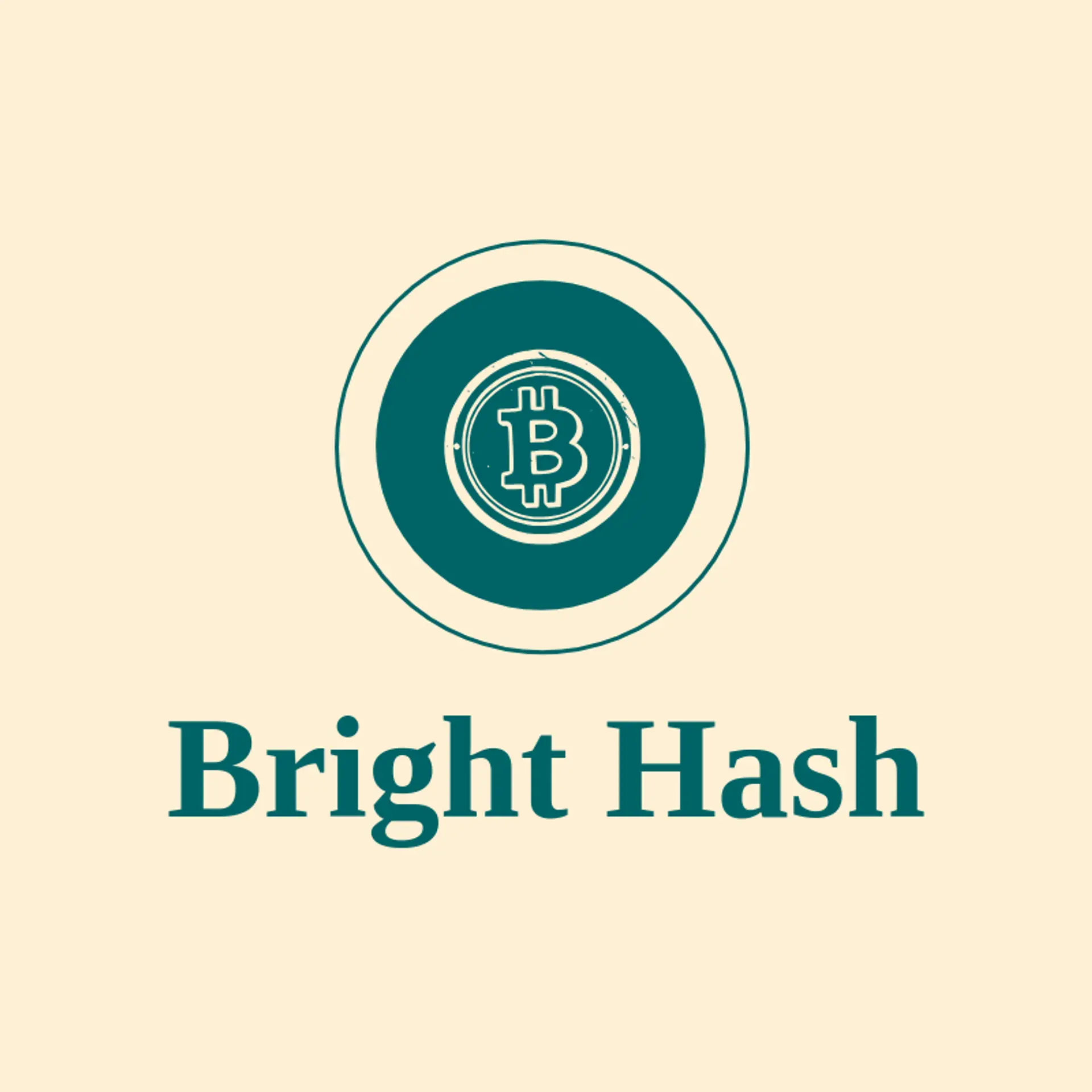 Bright Hash logo for cryptocurrency