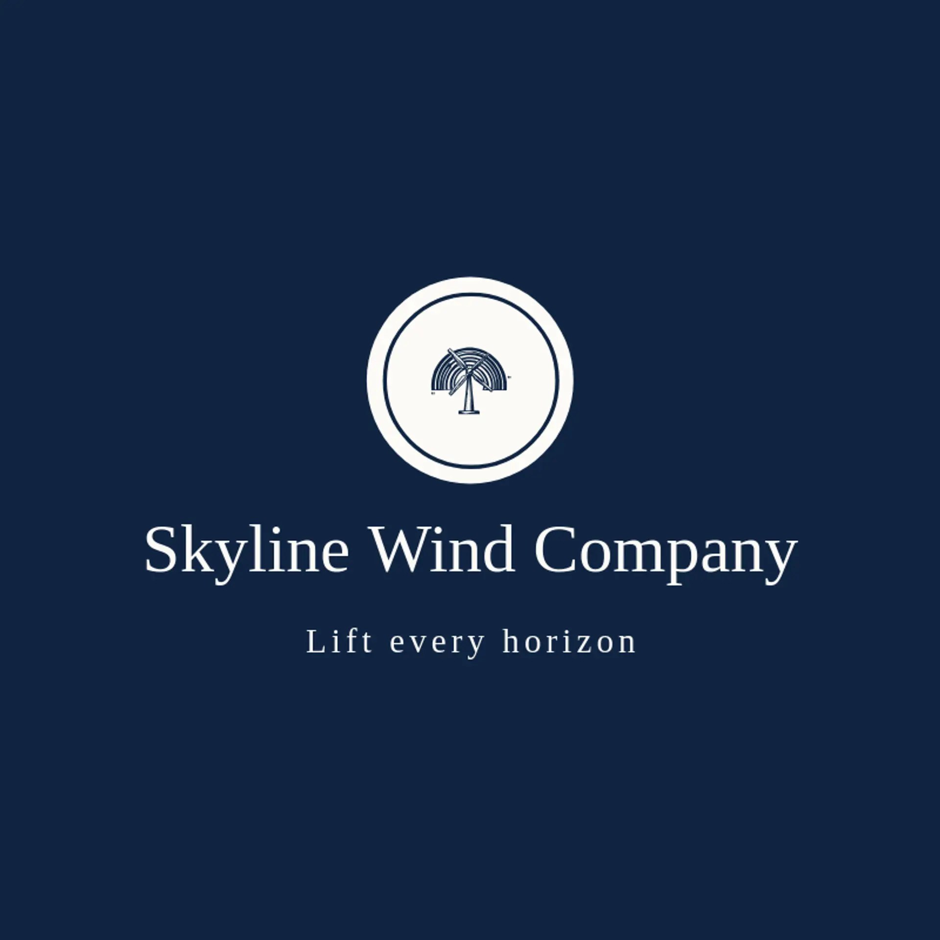 Skyline Wind Company logo for wind