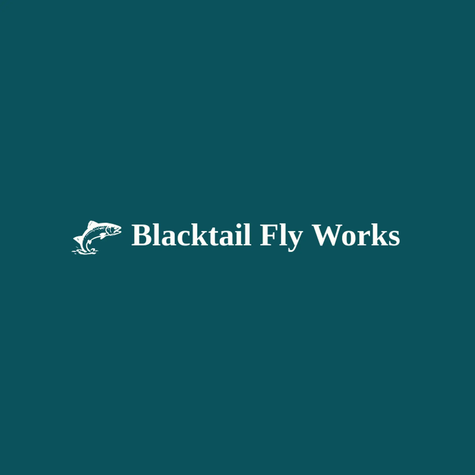 Blacktail Fly Works logo for fly fishing