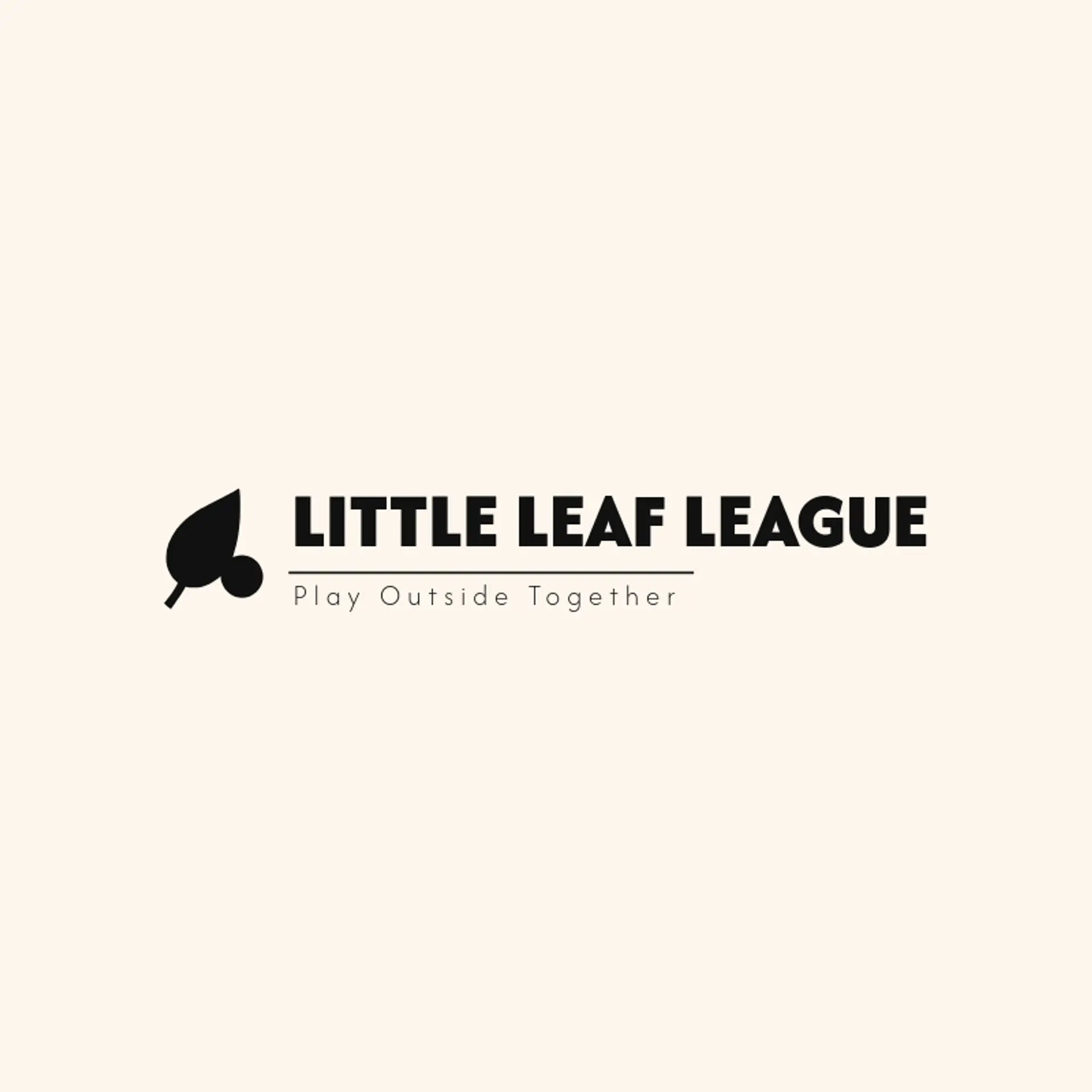 Little Leaf League logo for wiffleball