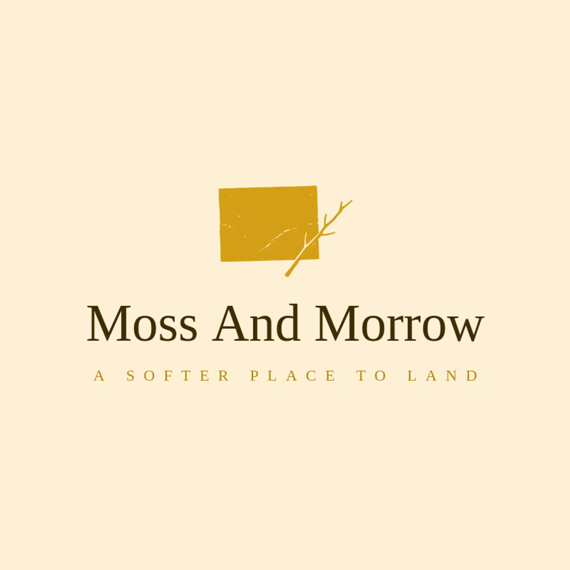 Moss and Morrow logo for fabric