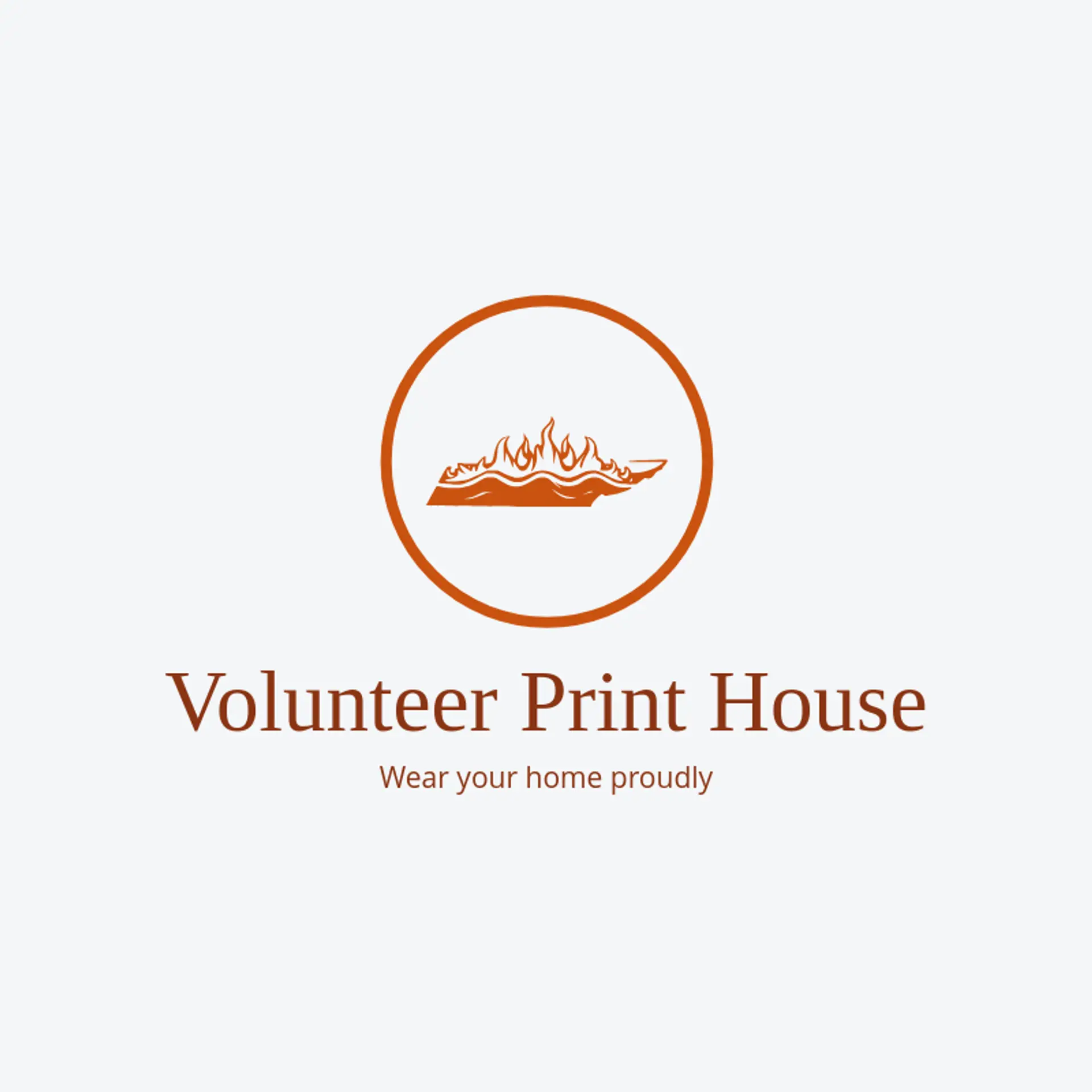 Volunteer Print House logo for tennessee
